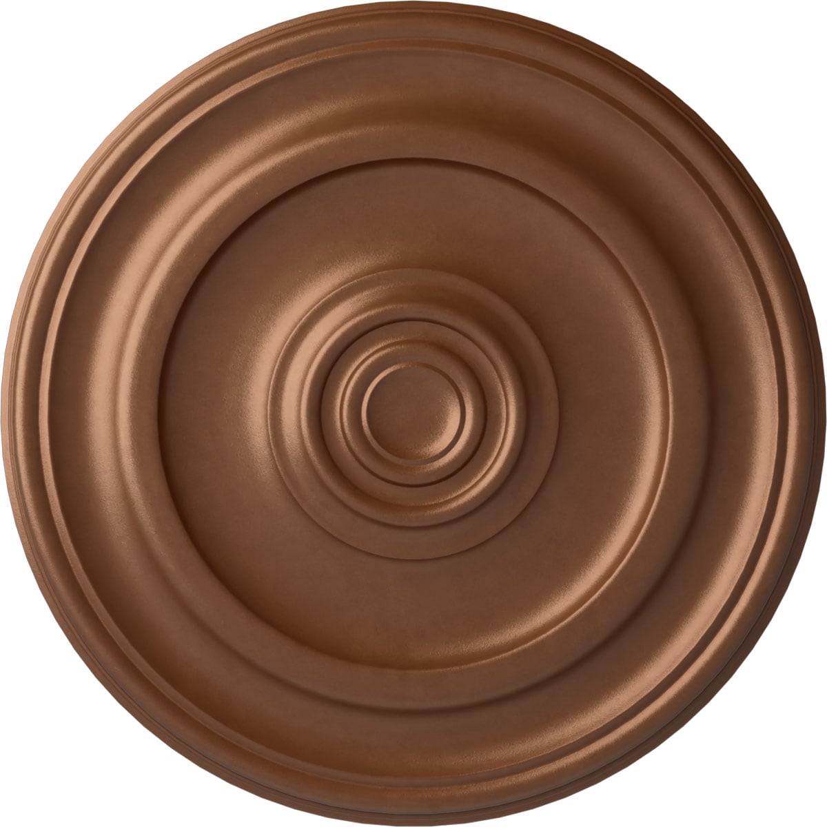 Ekena Millwork CM24KPPOS Kepler Traditional 23.625-in W x 23.625-in L Polished Copper Polyurethane Ceiling Medallion