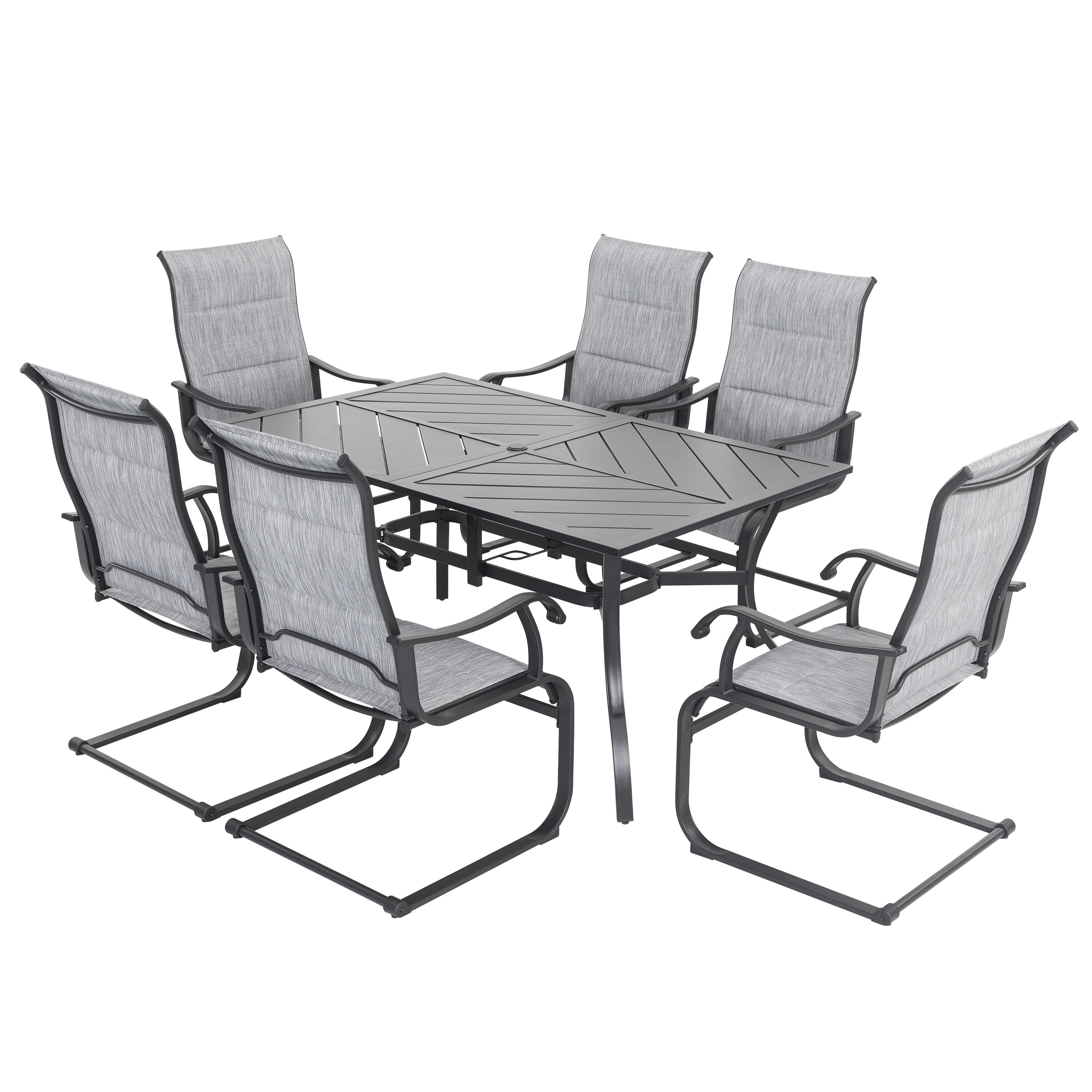 Nuu Garden SD006-T352BK Patio-Dining-Sets - View #13