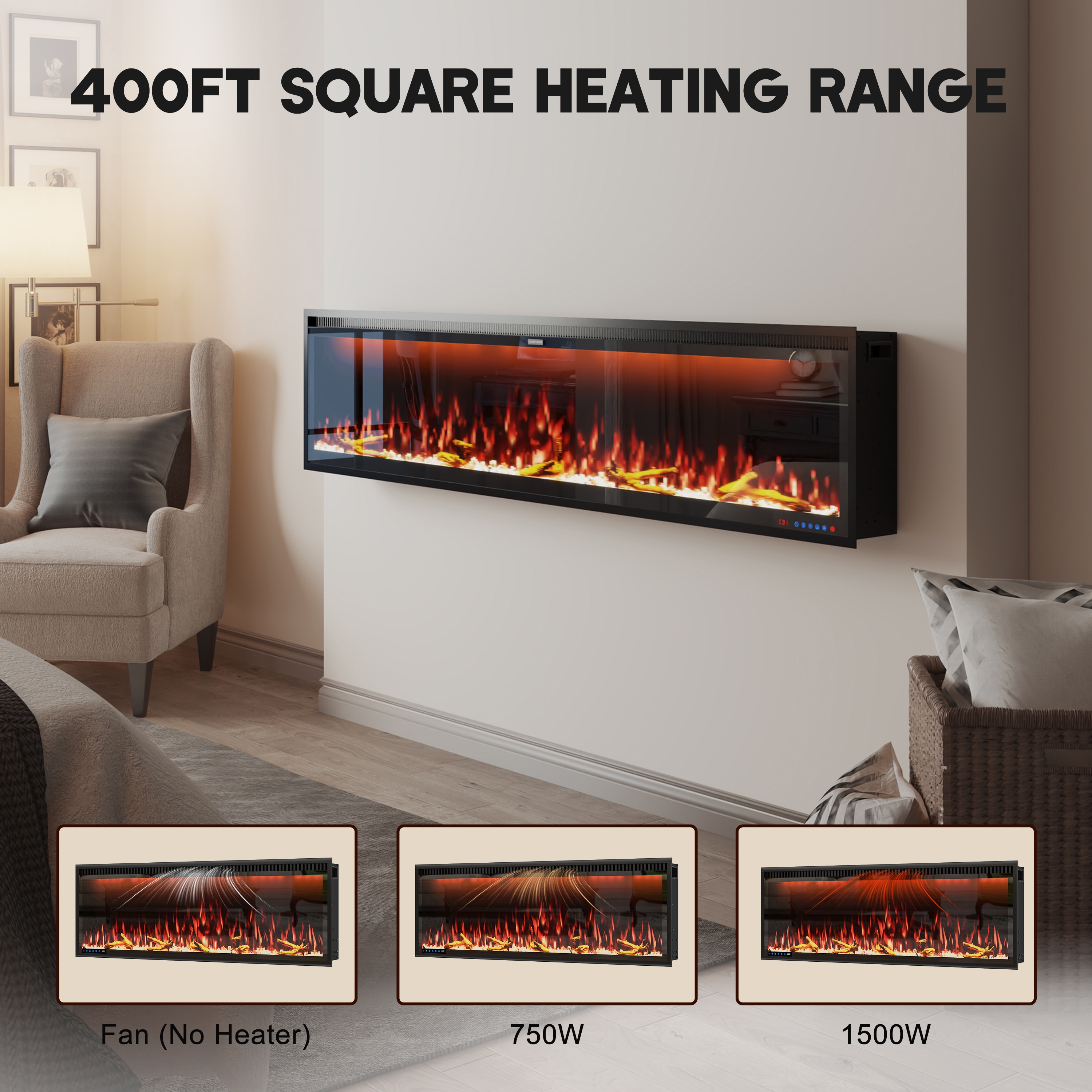 Mondawe MO-WE89436 Electric-Fireplaces - View #9