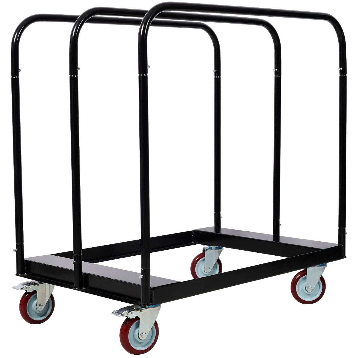 KEOKLE Heavy Duty Drywall Sheet Cart Panel Dolly 1500 lb Capacity Steel Warehouse Material Cart #W465P373551