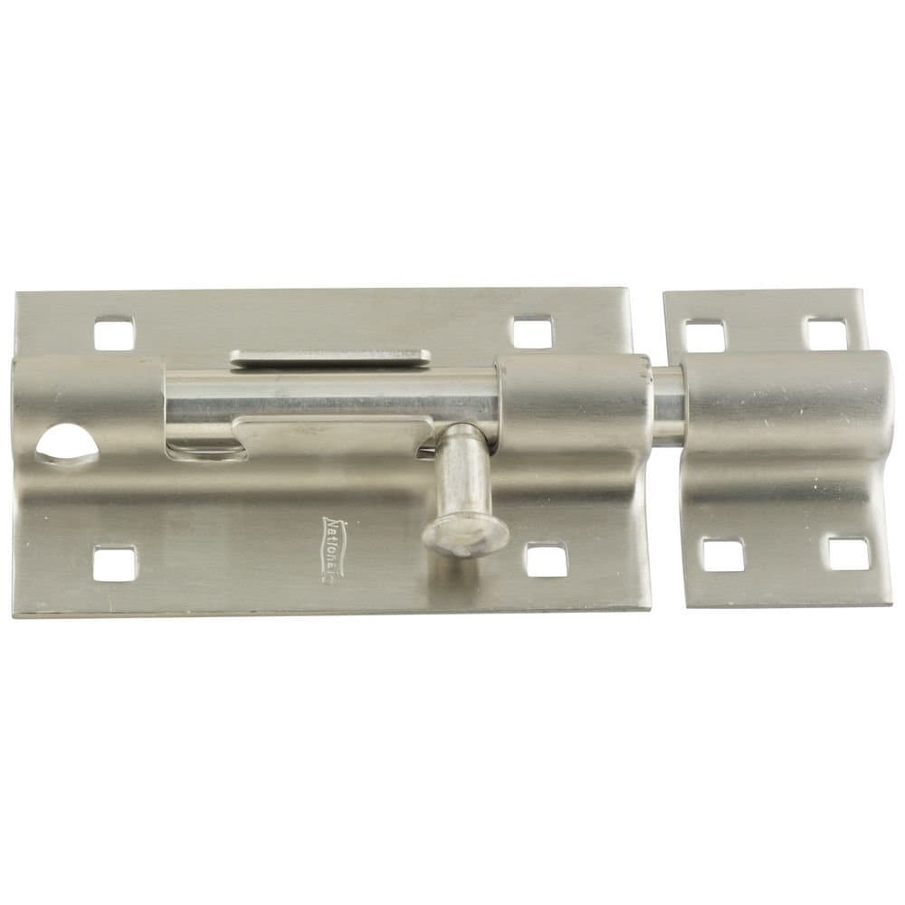 National Hardware V839 N342477 Stainless Steel 11.3 in Barrel Bolt #232394