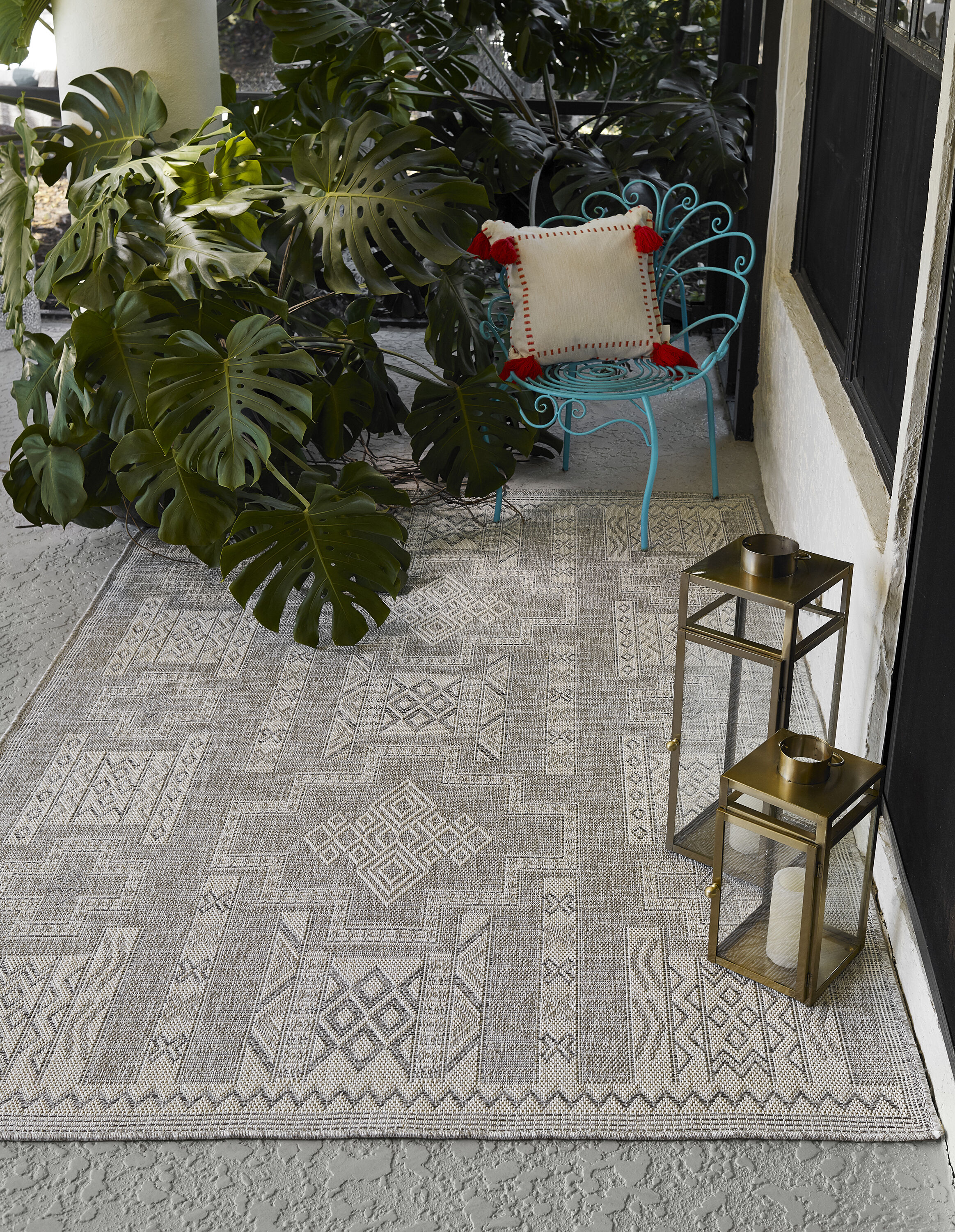Momeni HAMPOHAM10GRY2030 rugs - View #5