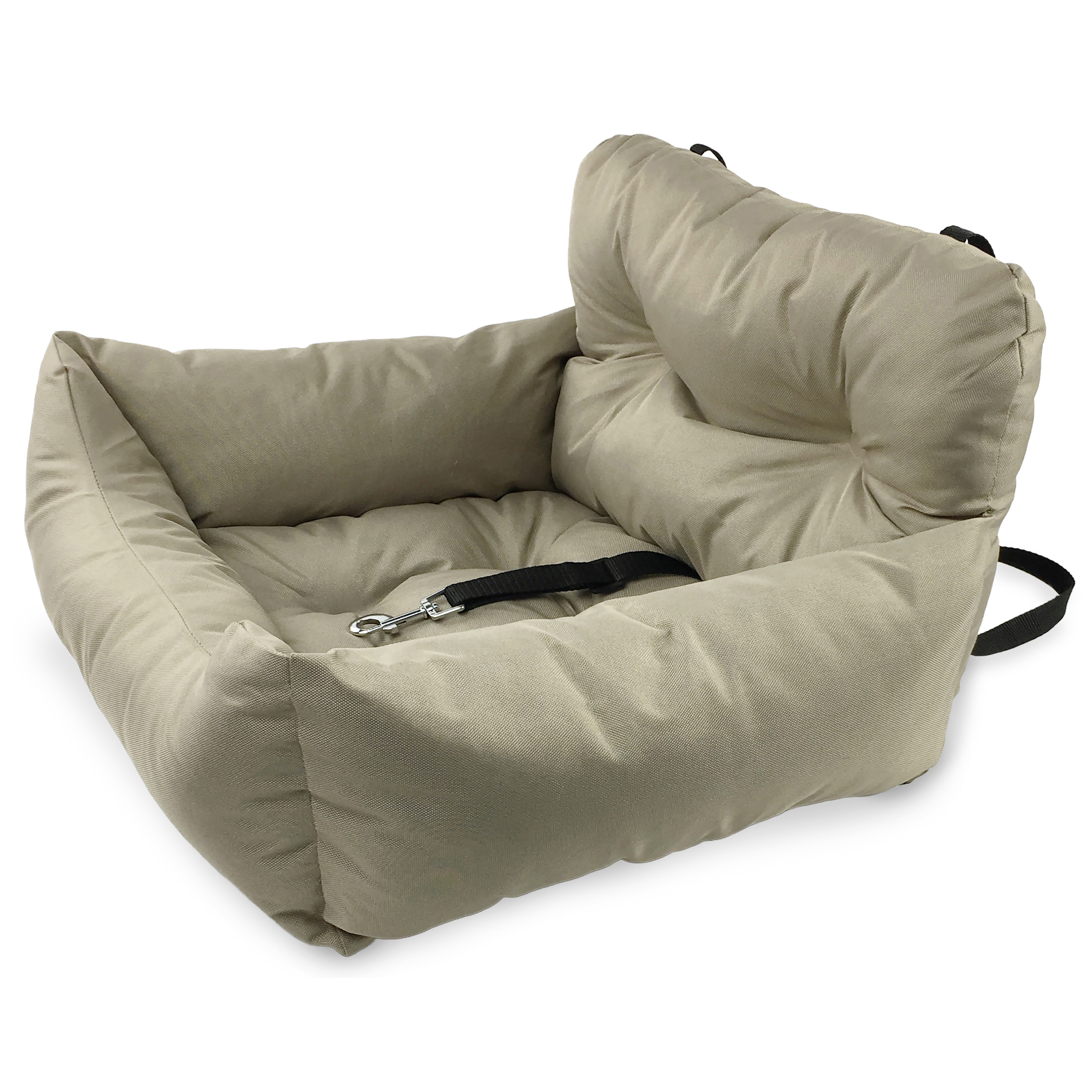 Precious Tails E1915WTB-KHA Polyester Car seat bed , Khaki