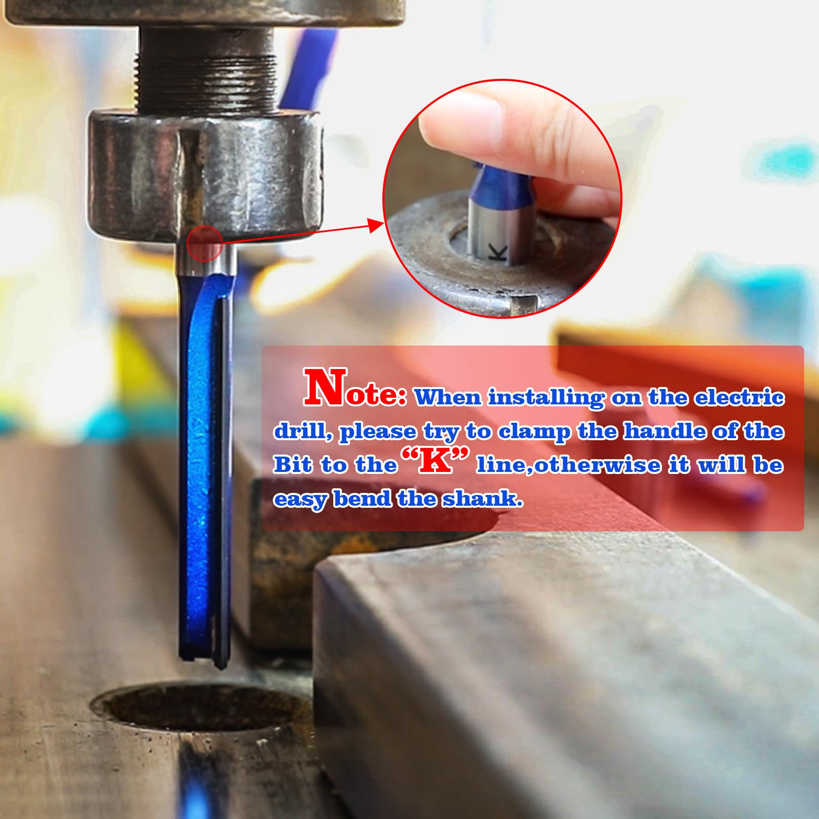 SenQWFa LDC0819C365 Straight-Mortising-Router-Bits - View #3