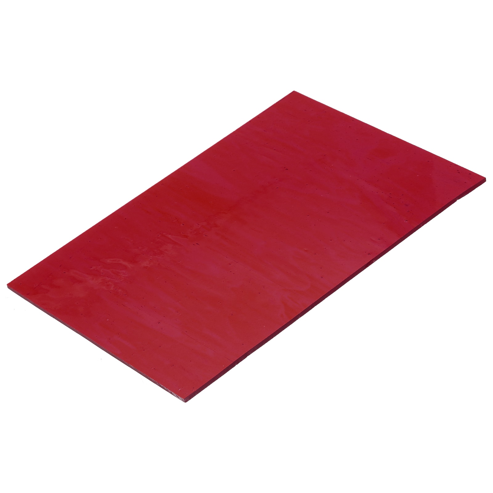 Unique Bargains Stained Glass Sheet Mosaic Tile 7.9inch x 5.9inch Red Stained Glass Sheets for Crafts DIY Art Project