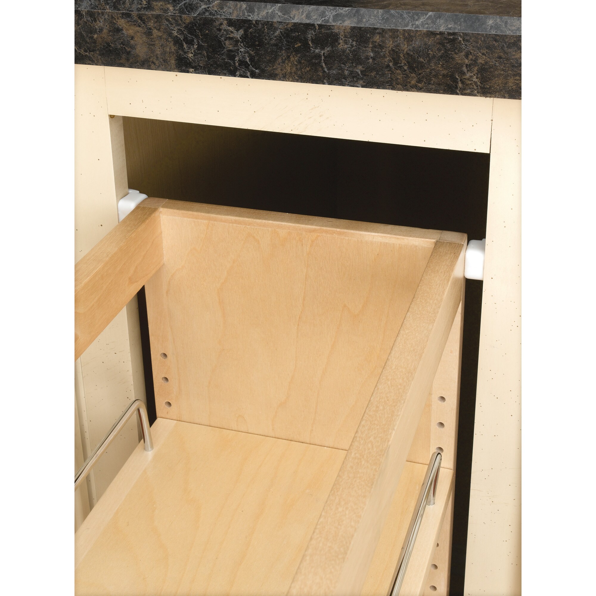 Rev-A-Shelf 14-in W X 25.5-in H 4-Tier Cabinet-mount Wood Pull-out ...