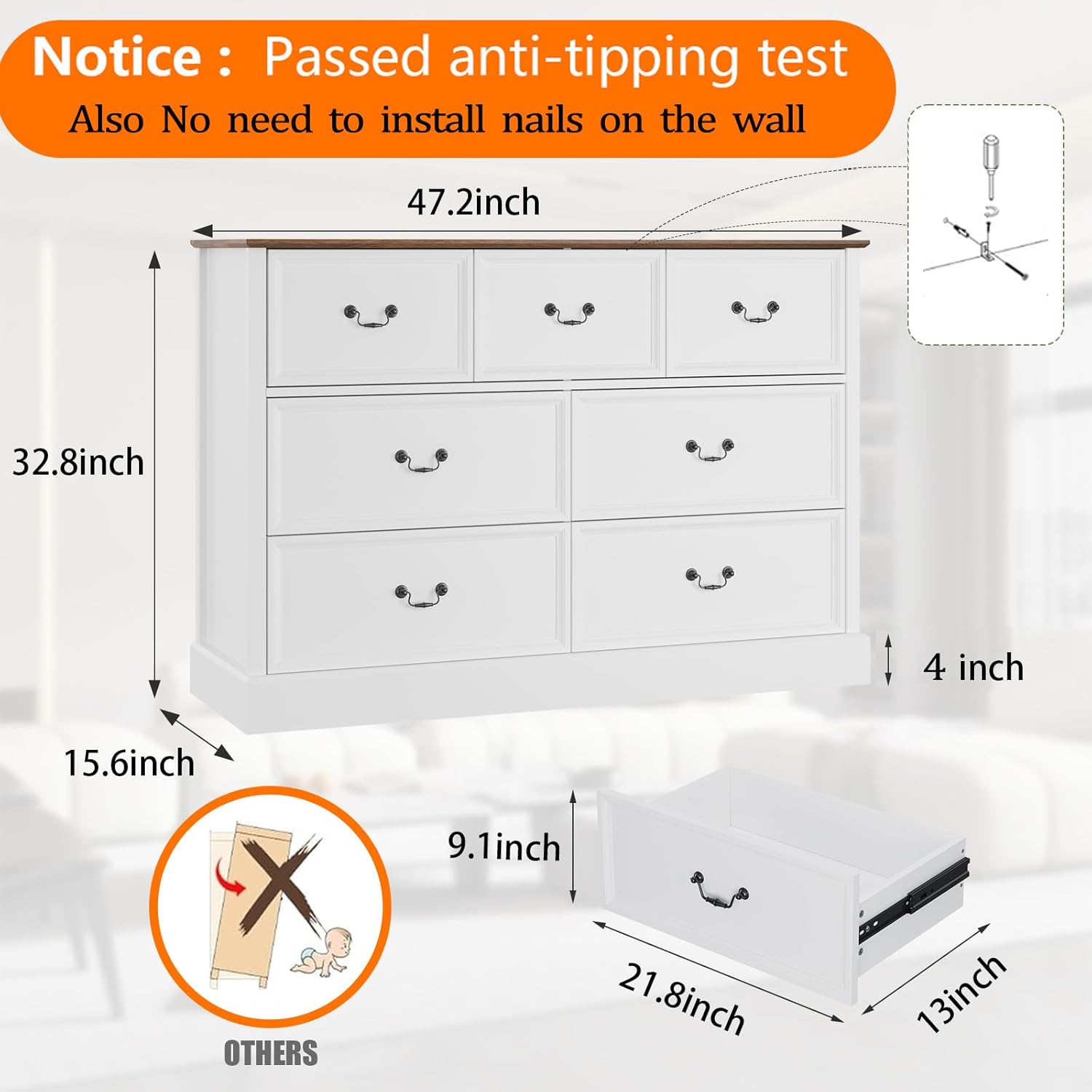 WhizMax LSNL-PHO-13E8ZHPW dressers - View #3
