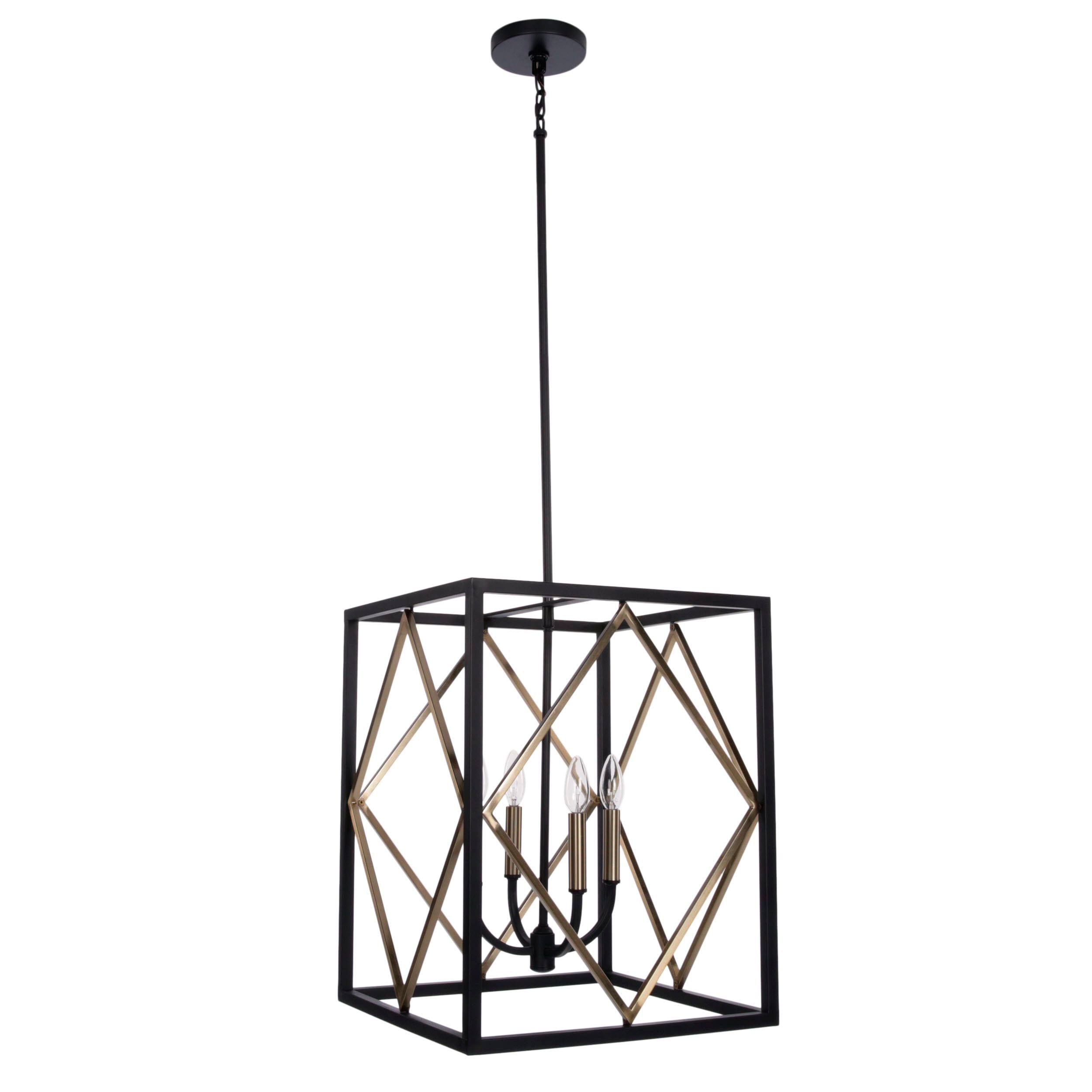 quoizel platform 4 light pendant