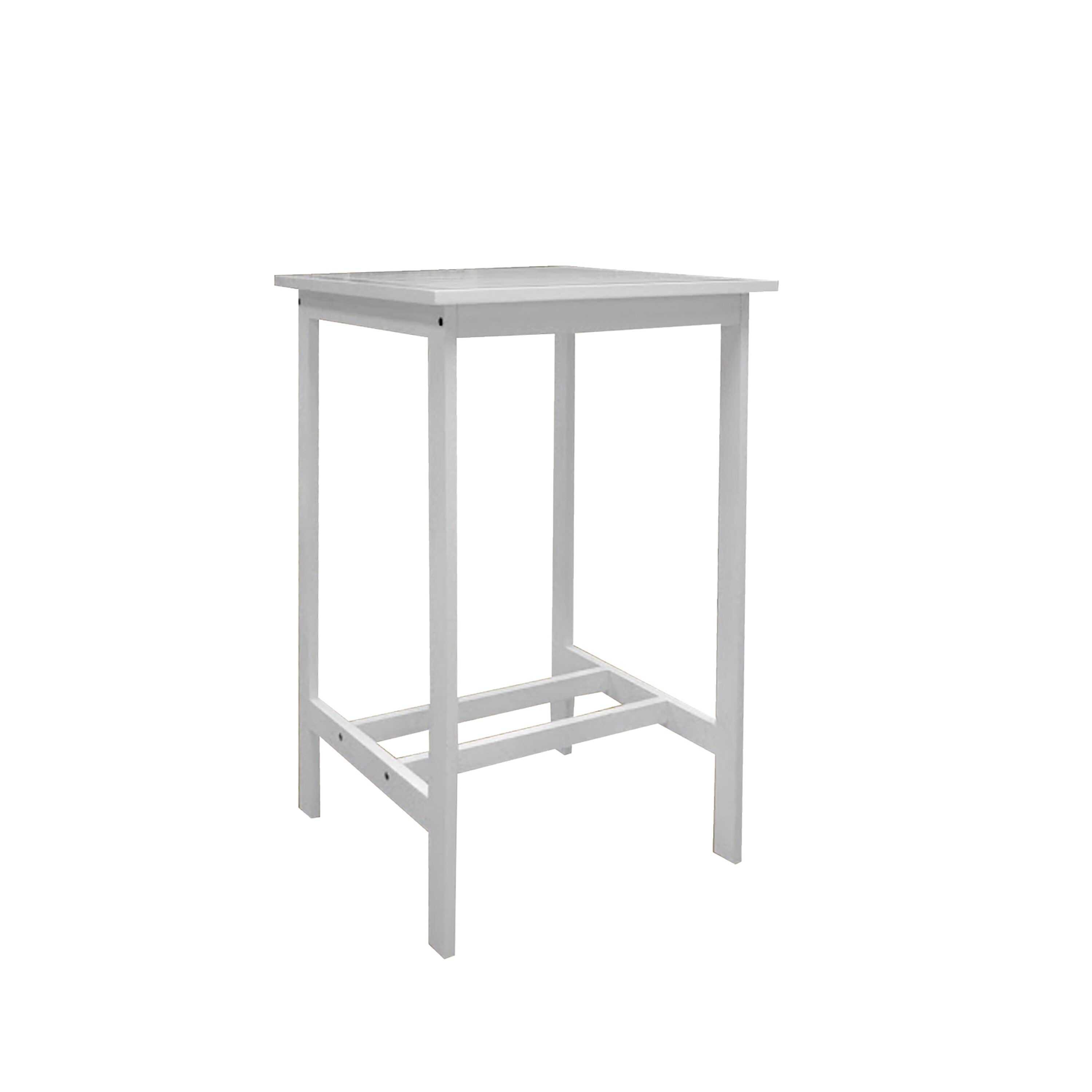 AZEN M1357 White Acacia Patio Bar