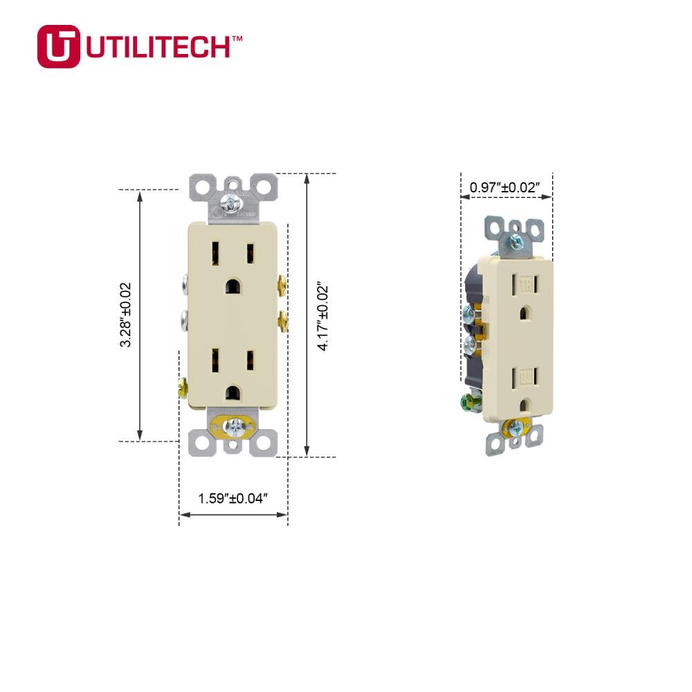 Utilitech 2003A-LA10 receptacles - View #3