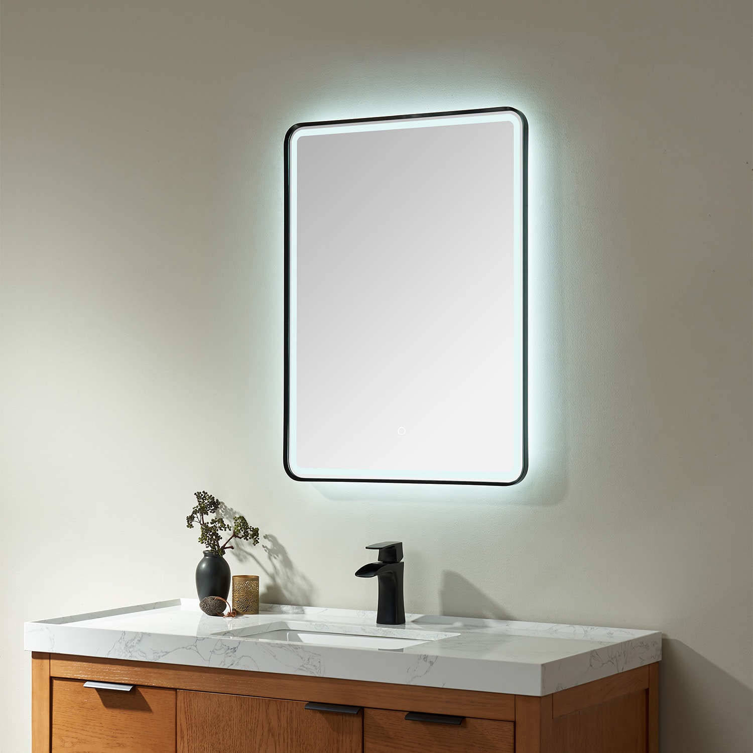 Vinnova 816024R-LED-BF Framed-Bath-Mirrors - View #3