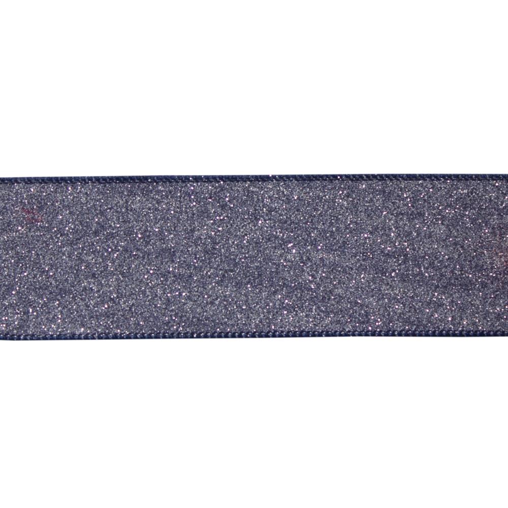Melrose International 77528DS 2-Pack 30-ft L x 2.5-in W Blue and Silver Ribbon