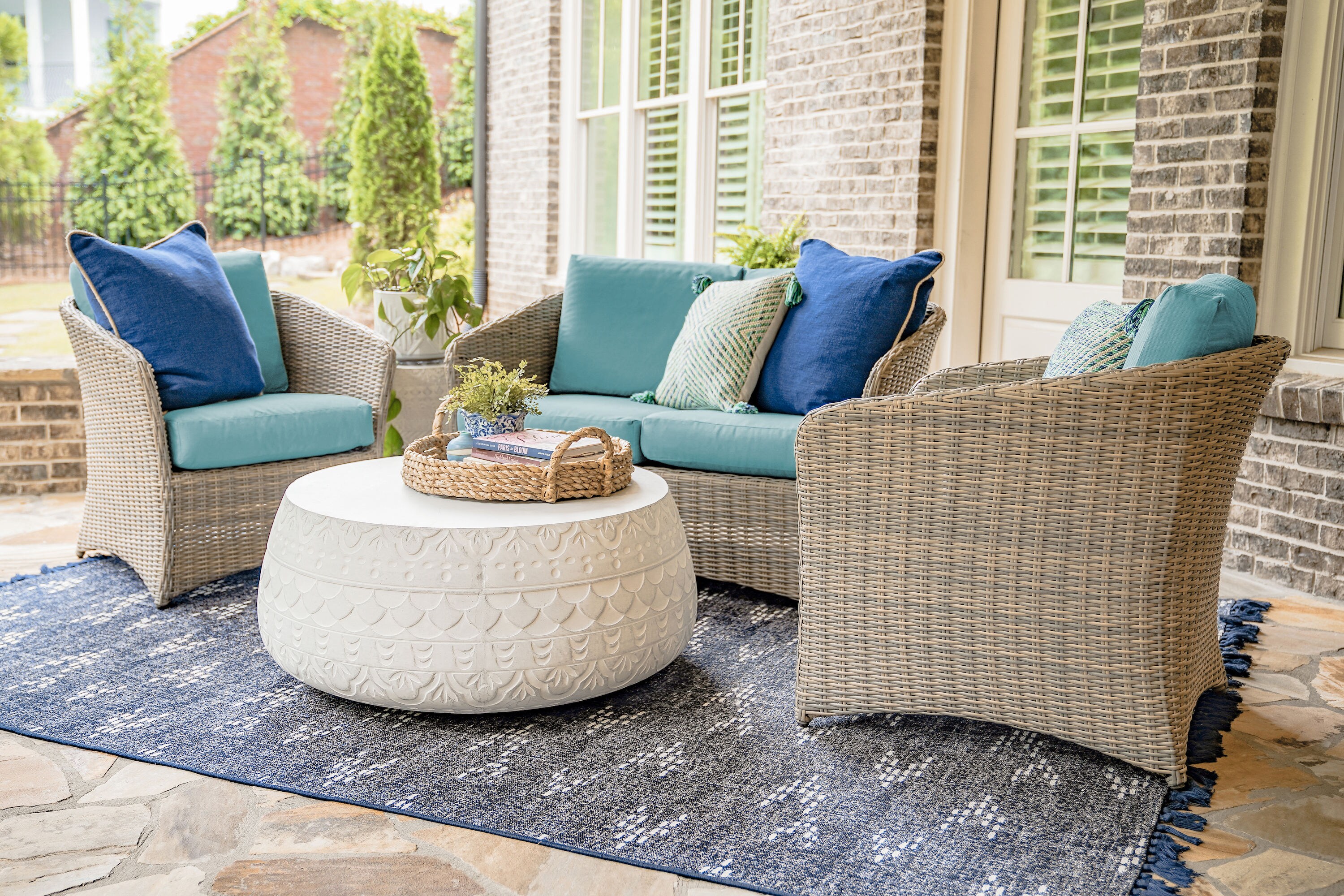 Leisure Made 381776-BLU Patio-Conversation-Sets - View #4