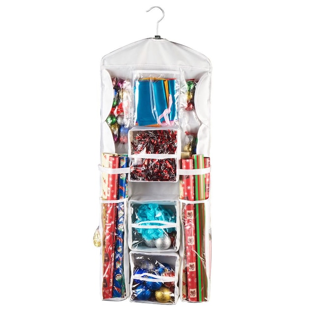 Hastings Home 16-in x 39-in 1-Roll Clear Wrapping Paper Storage Container  in the Wrapping Paper Storage department at