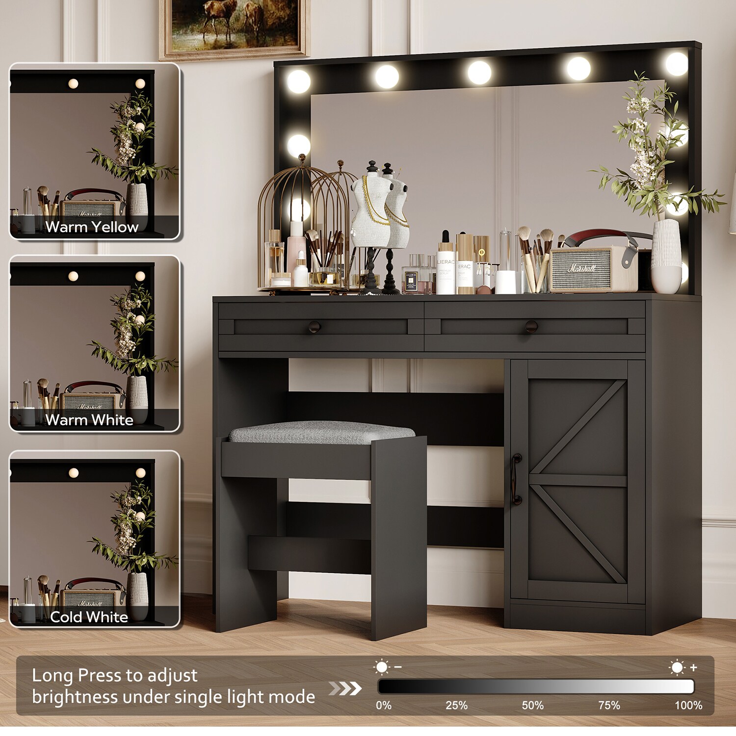 GZMR GZ-MIR9525 Bedroom-Vanities - View #3