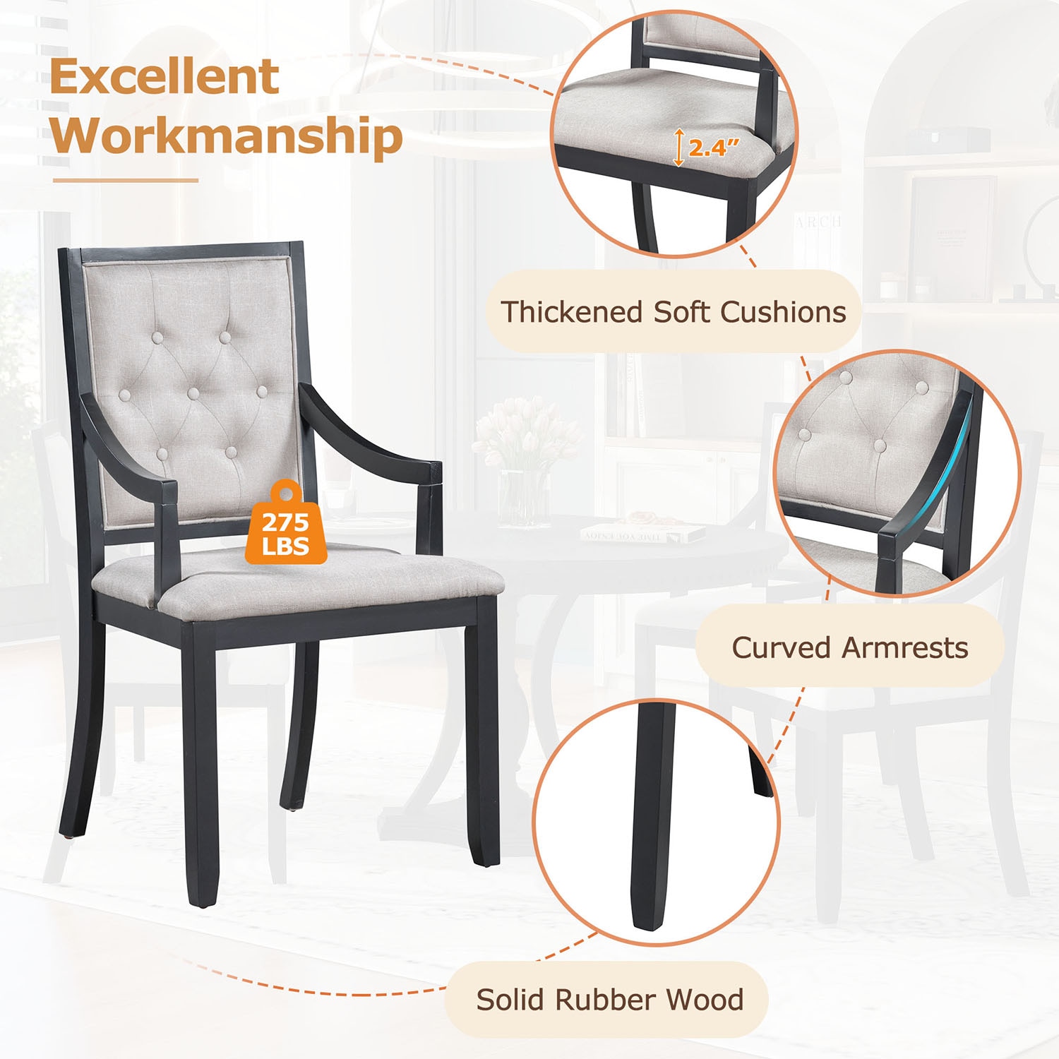 SINOFURN SYA010266BG Dining-Sets - View #9