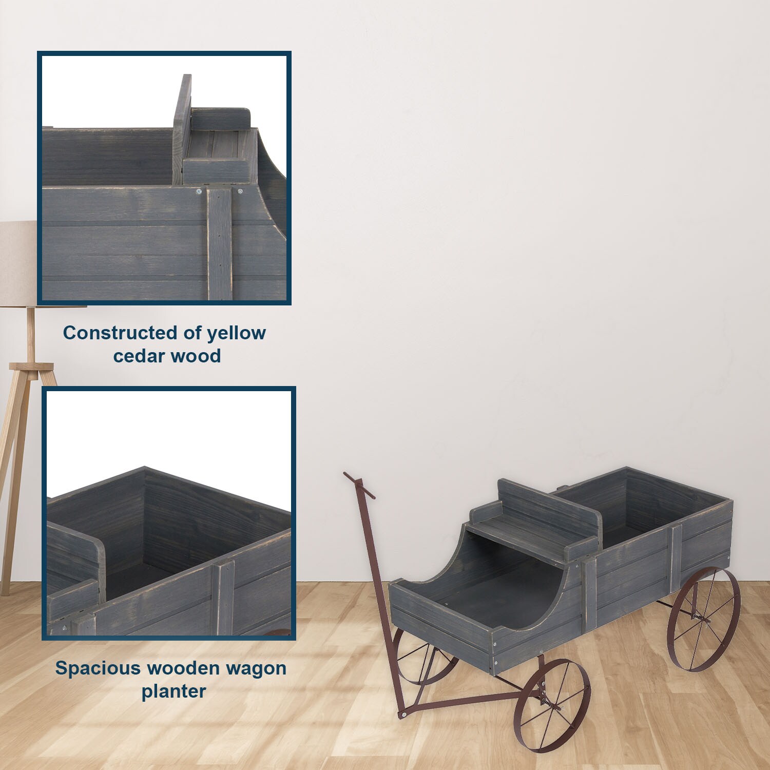 Shine Company 4942GY Planter-Window-Box - View #3