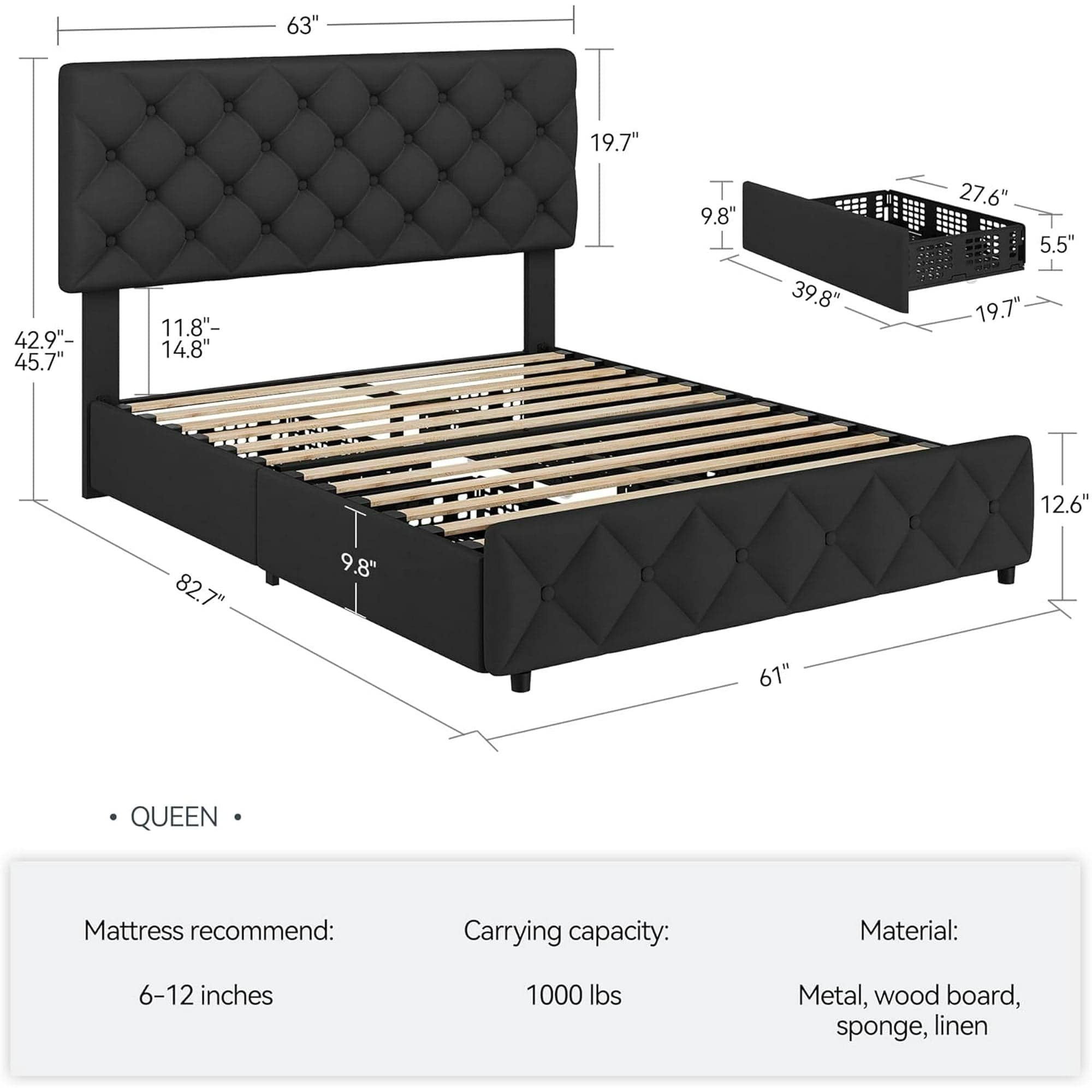 Qeetex LHF-BED-PHO-0ZIES268 beds - View #2