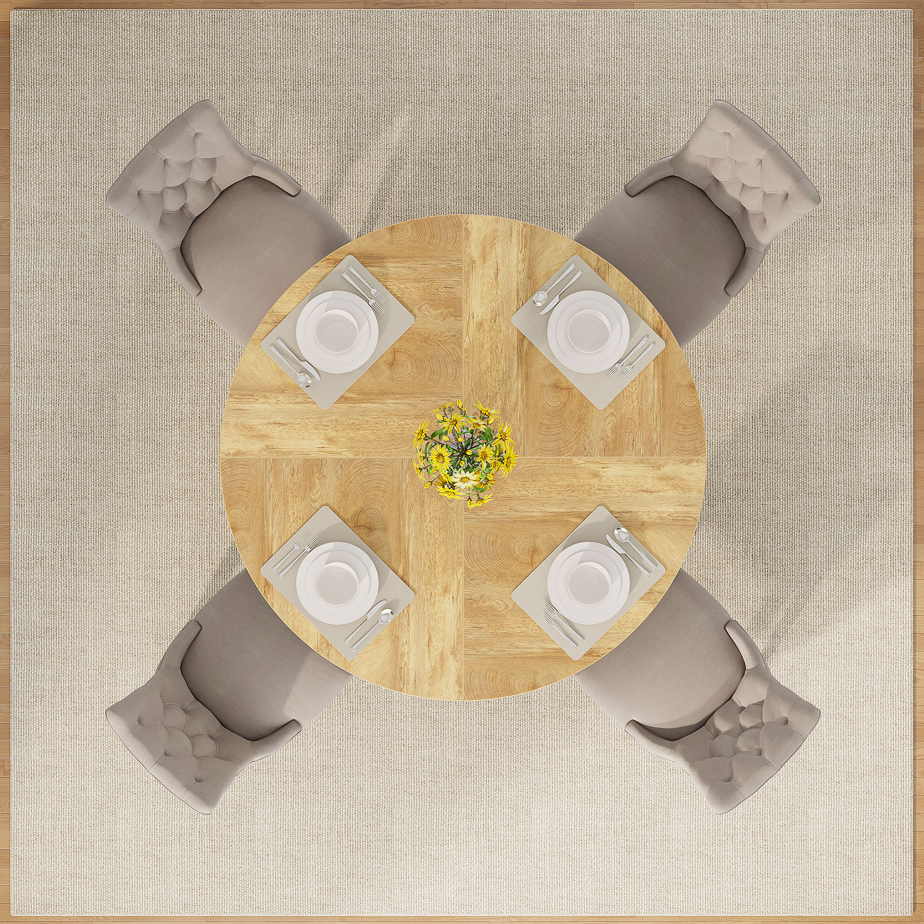 Fnova LWTJ-XK00753 Dining-Tables - View #9