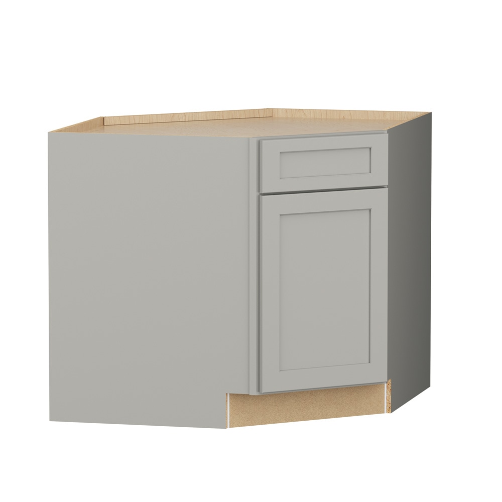 Shenandoah Breckenridge FOL 36-in W x 34.5-in H x 24-in D Stone Painted Sink Corner Sink Base Fully Assembled Cabinet Recessed Panel Shaker