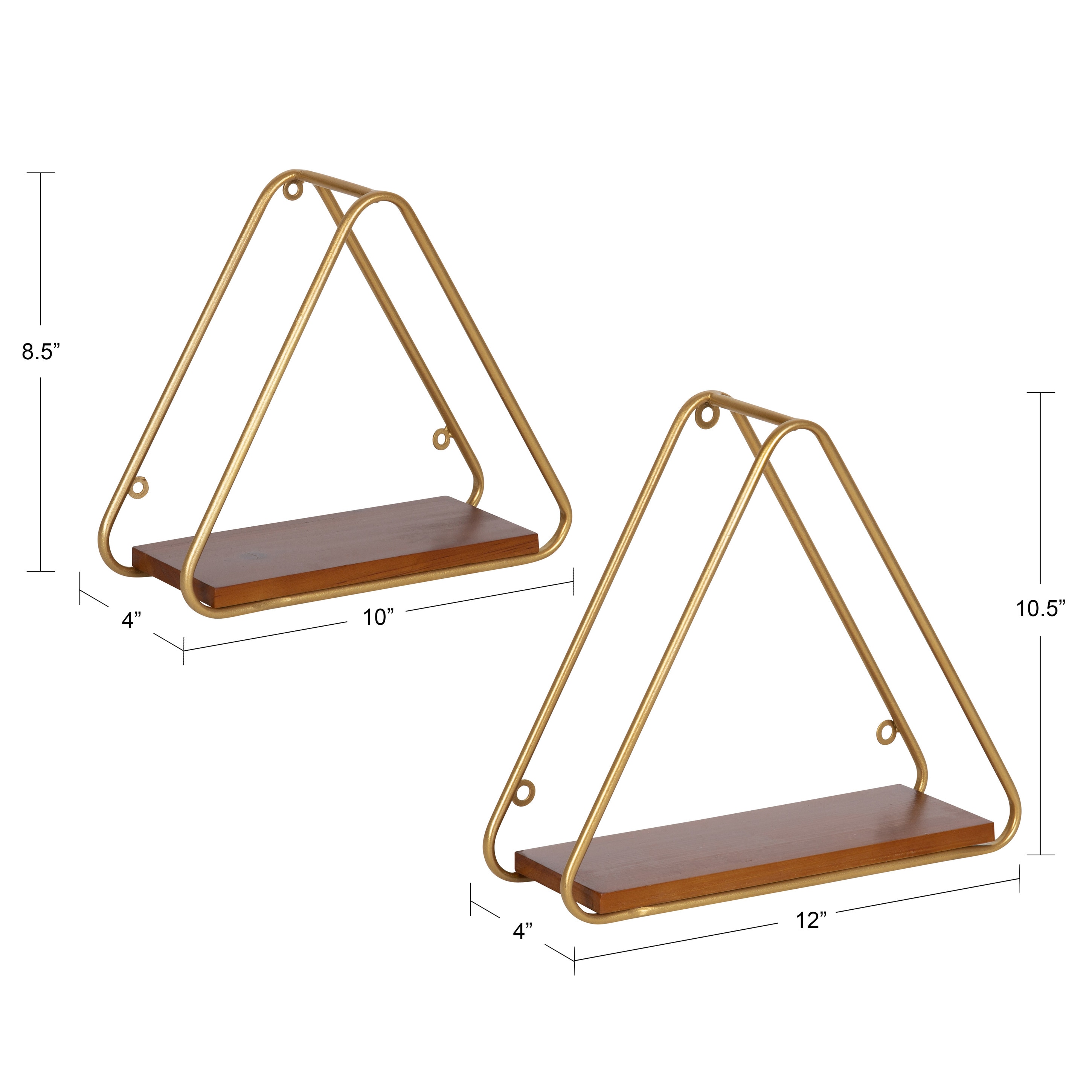 Kate and Laurel 216335 Wall-Mounted-Shelving - View #2