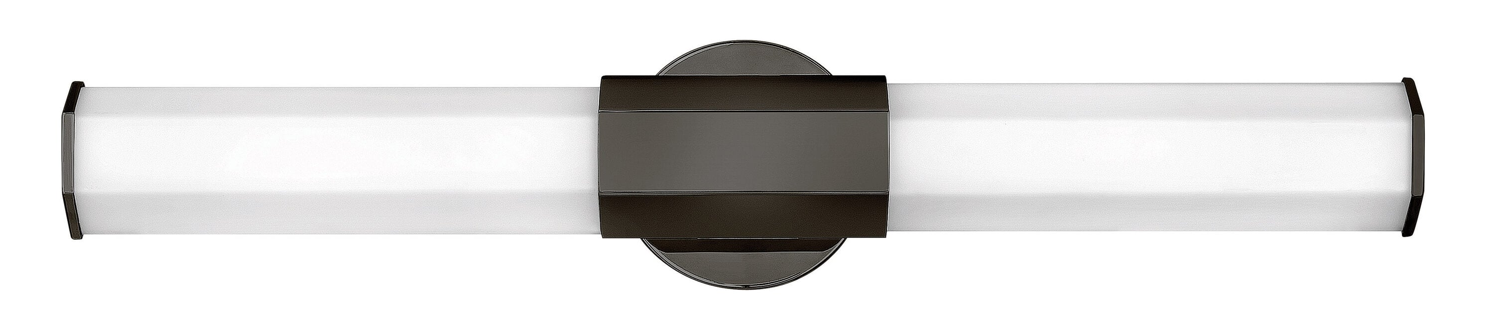 Hinkley 51152BX Facet 26-in 2 -Light Antique Black Integrated LED Modern/contemporary Vanity light