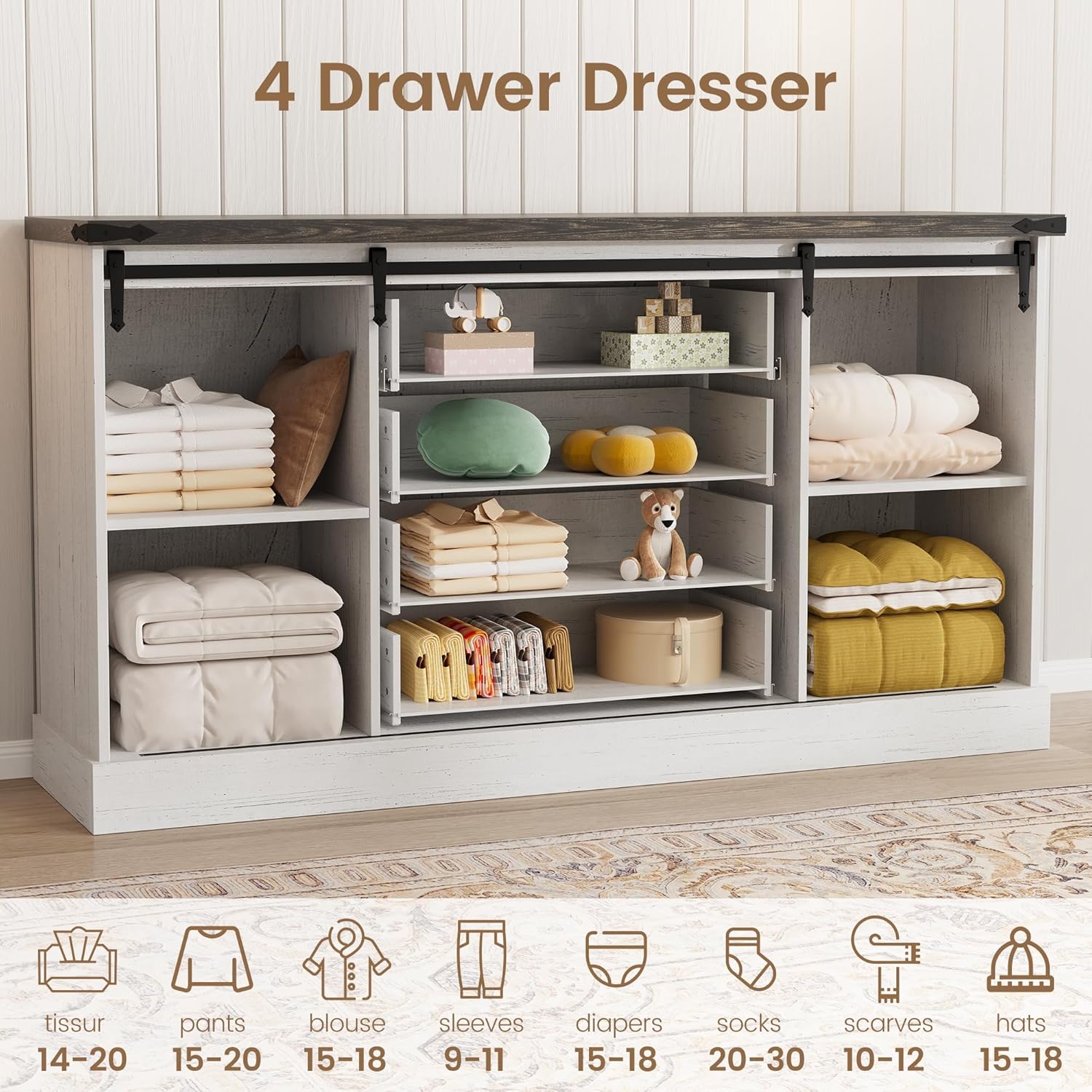 Qeetex D23PHO34GE4KEK dressers - View #6