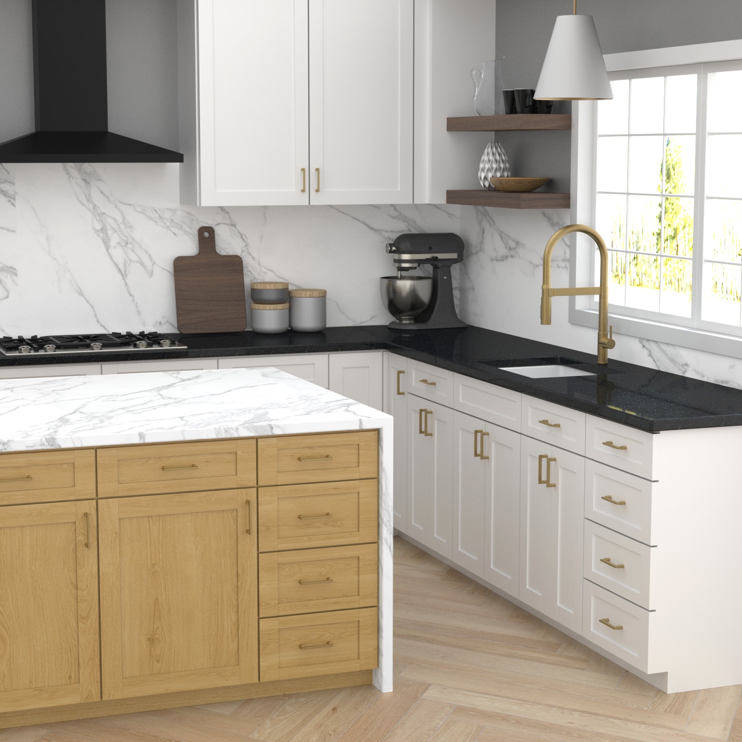 Origin 21 CAB-096-R2097-BG-6P Cabinet-Pulls - View #4