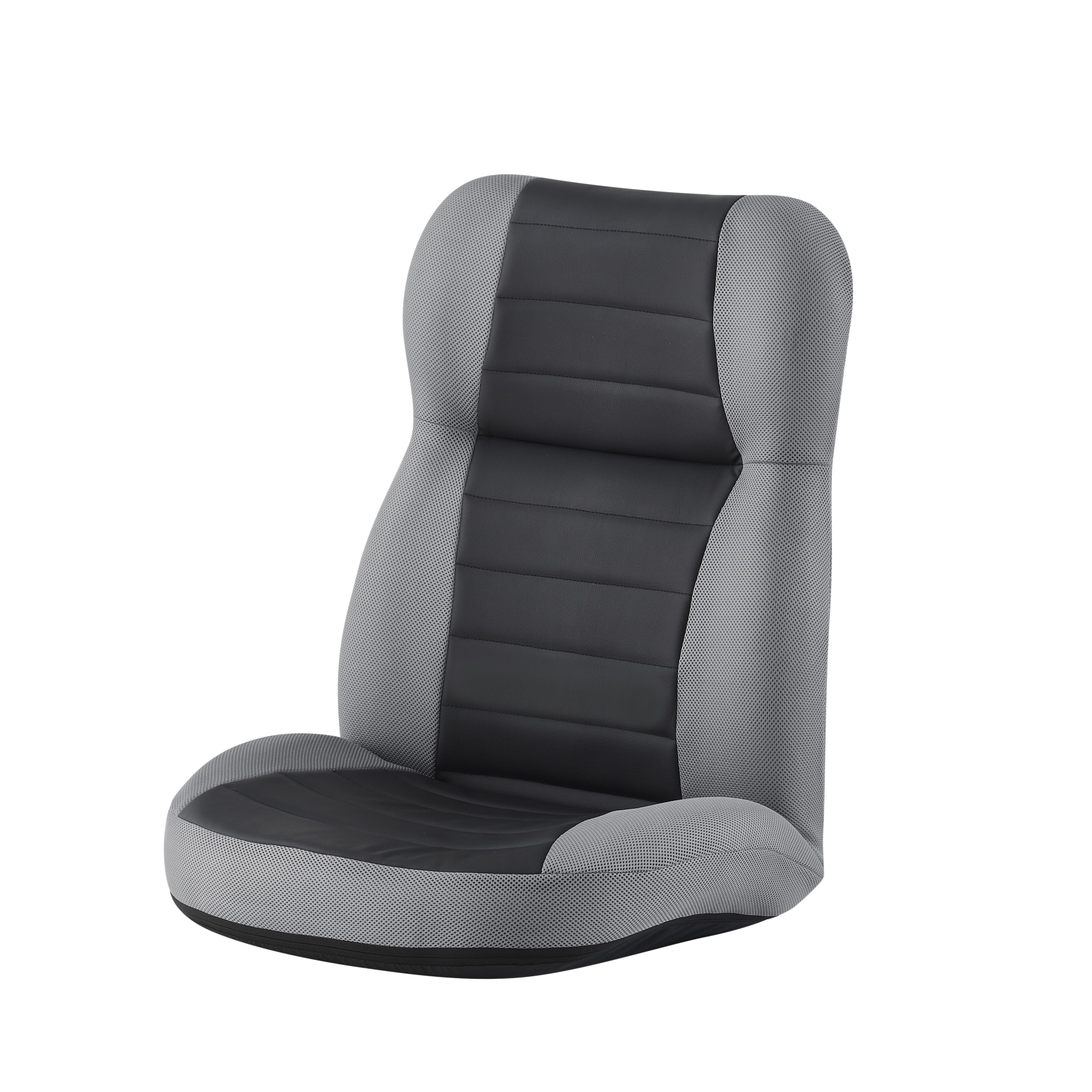 Loungie FC471-10GR-LS Laurence Modern Grey Microfiber Accent Chair