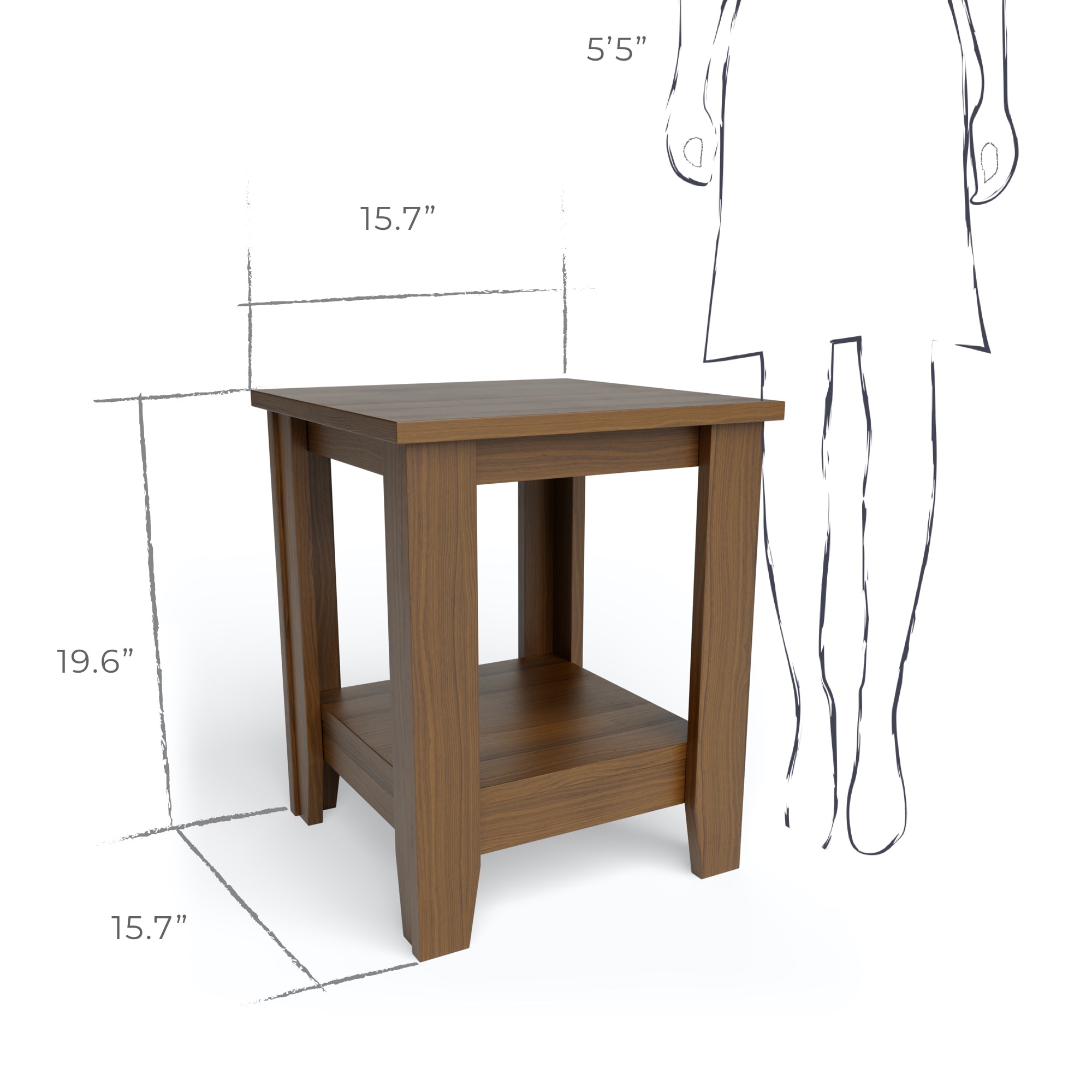 Brookside BS0003ENT16WN End-Tables - View #2