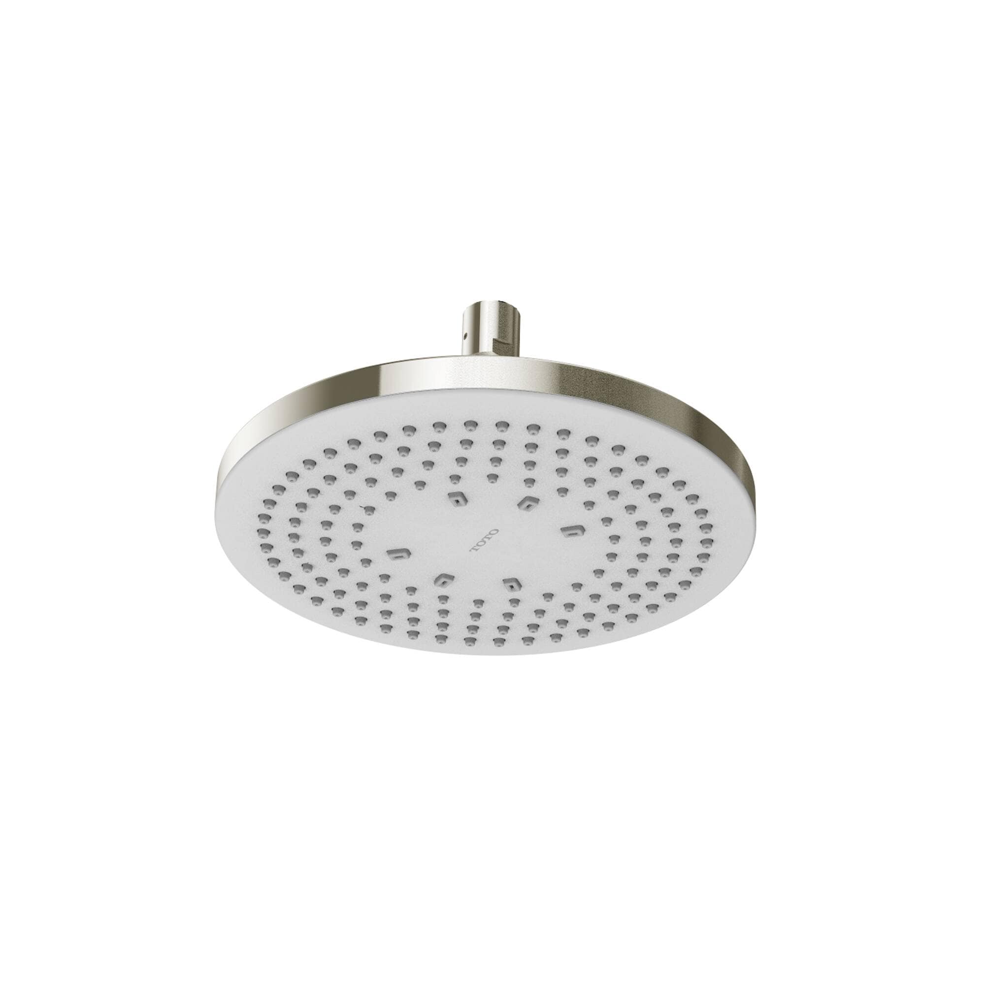 TOTO TBW01003U1-BN Global 1.0 -Spray Brushed Nickel 8.5-in Round Fixed Shower Head 2.5 GPM