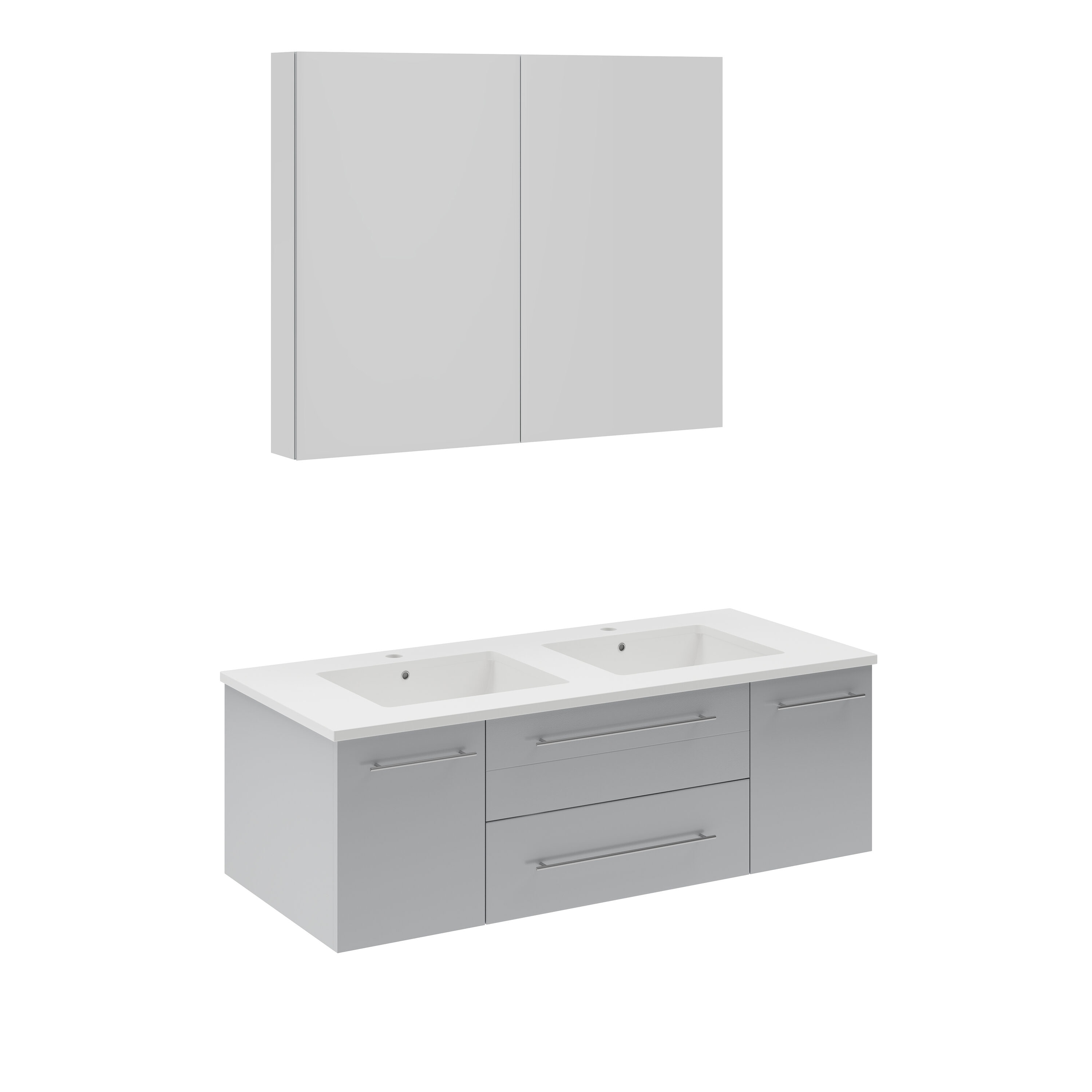 Fresca FVN6148GR-UNS-D Bath-Vanity-Combo - View #2