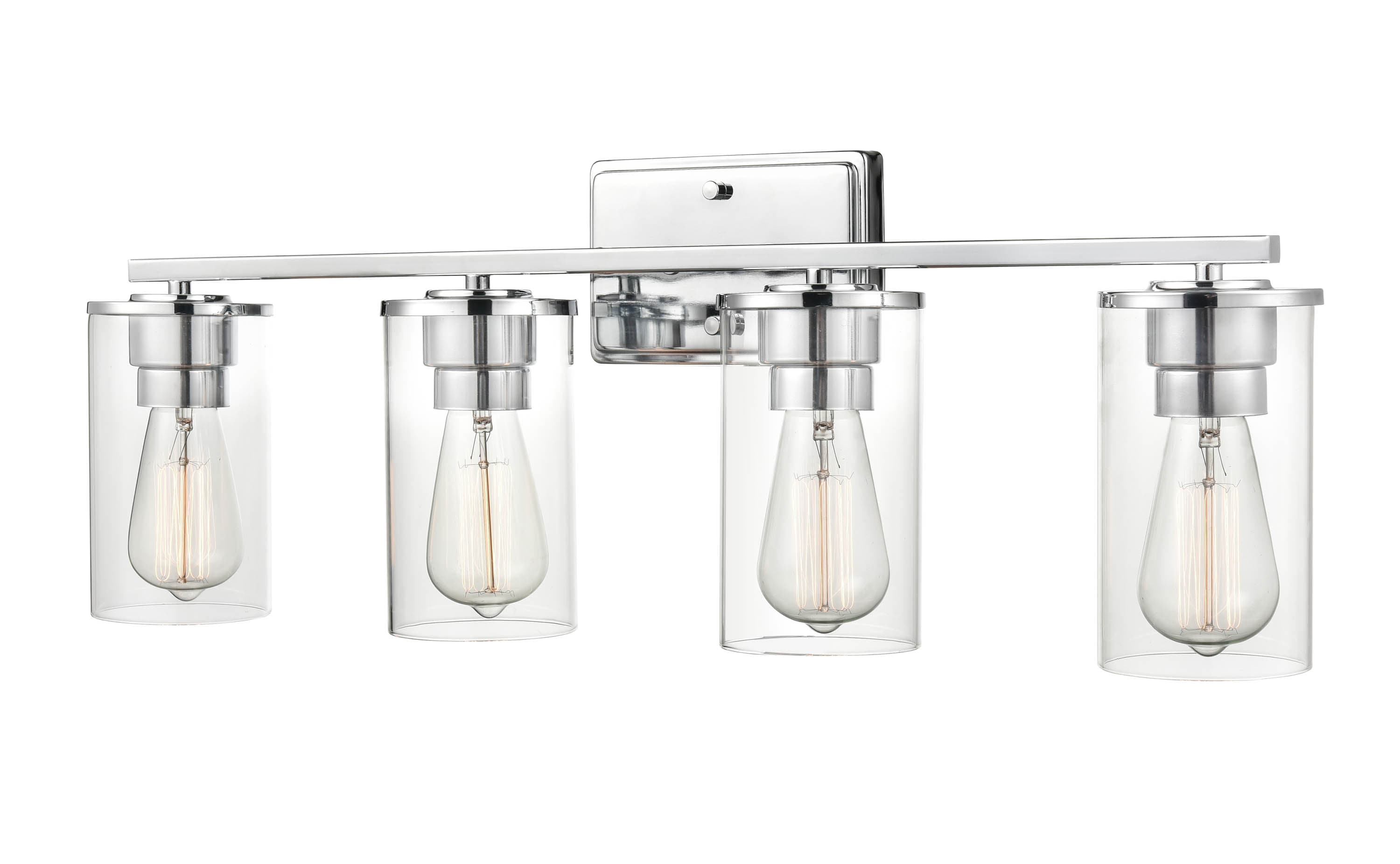 Millennium Lighting Verlana 15.75-in 4-Light Chrome Traditional Vanity ...