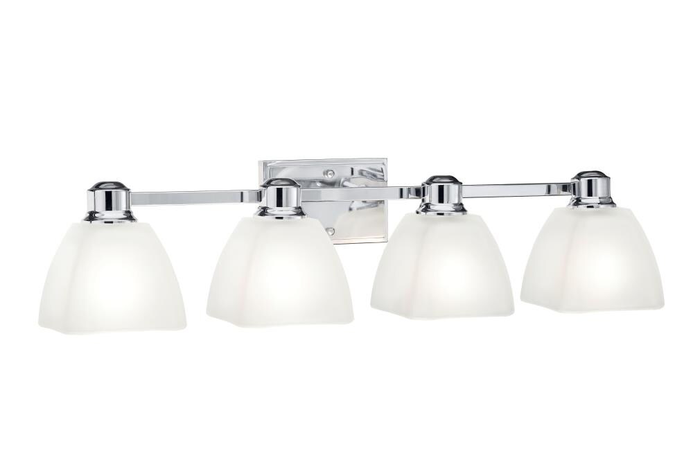 Kichler Bryant 4-Light Chrome Modern/Contemporary Vanity Light in the ...