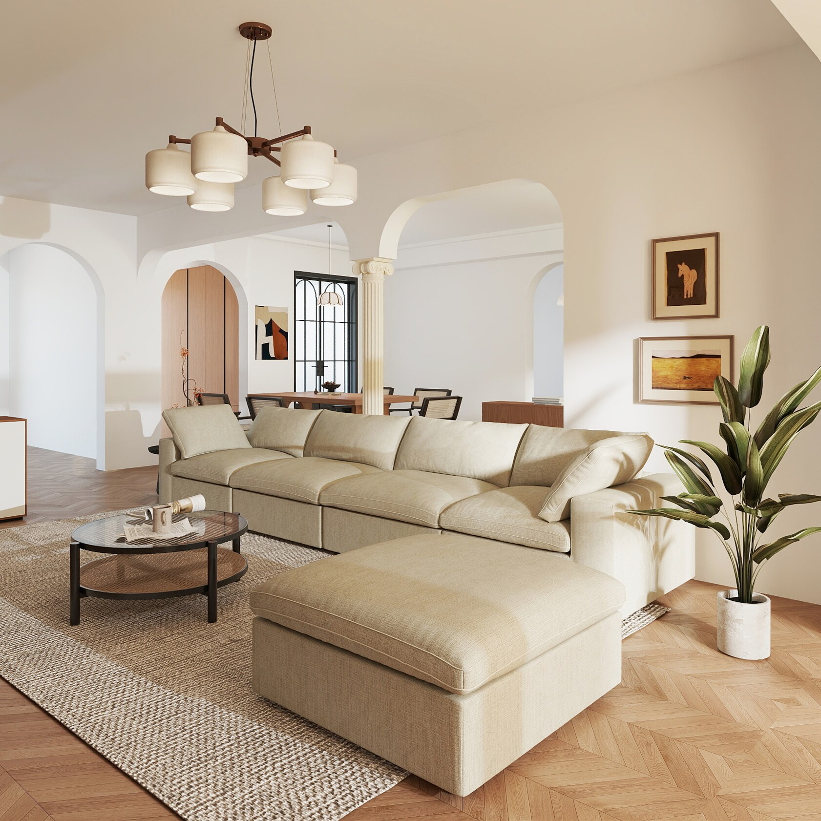 BuotiqHom DH-S4+1-121KH Sofas-Loveseats - View #4