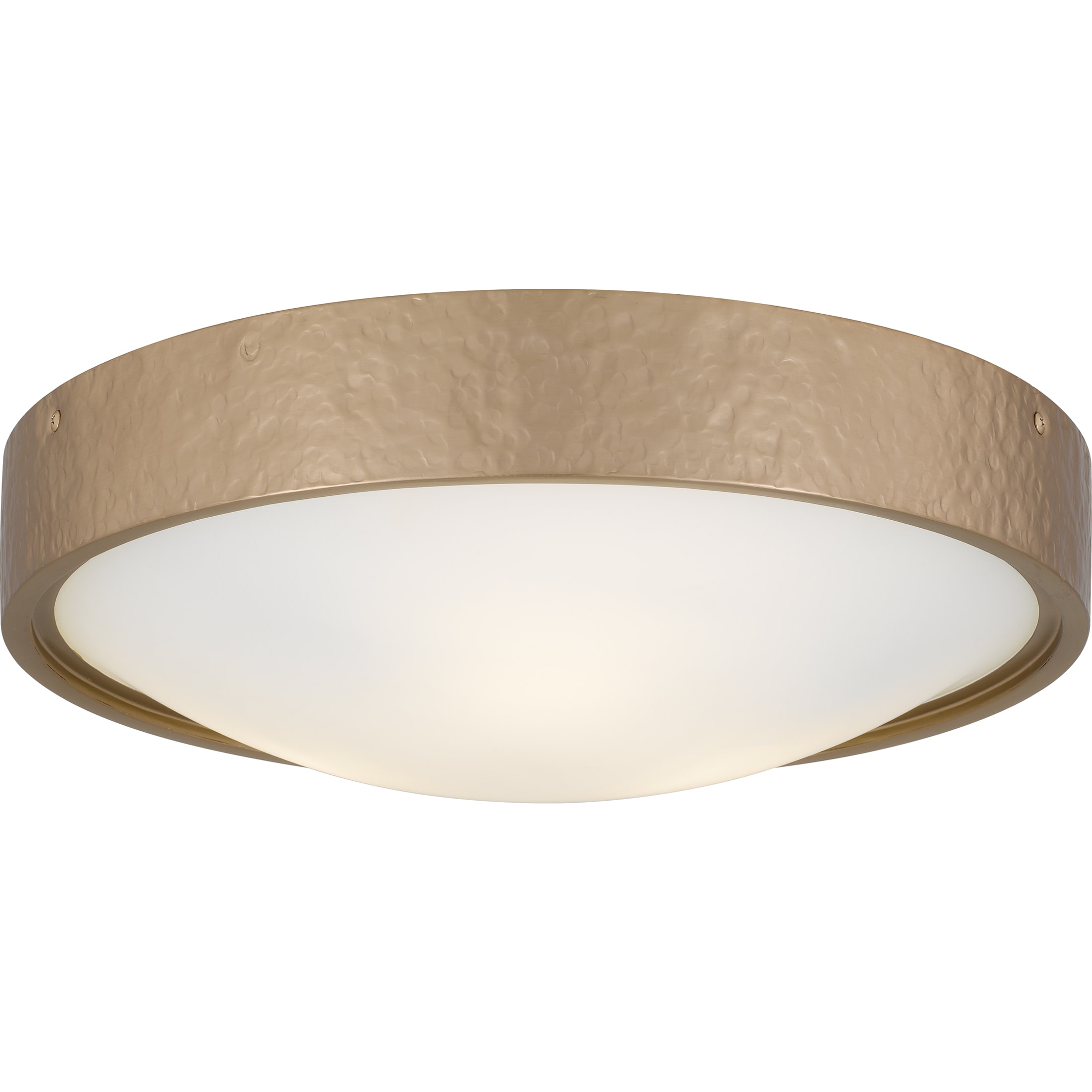 Quoizel QFL6790BGD Grendelle 3 -Light 16-in Gold Flush Mount Light