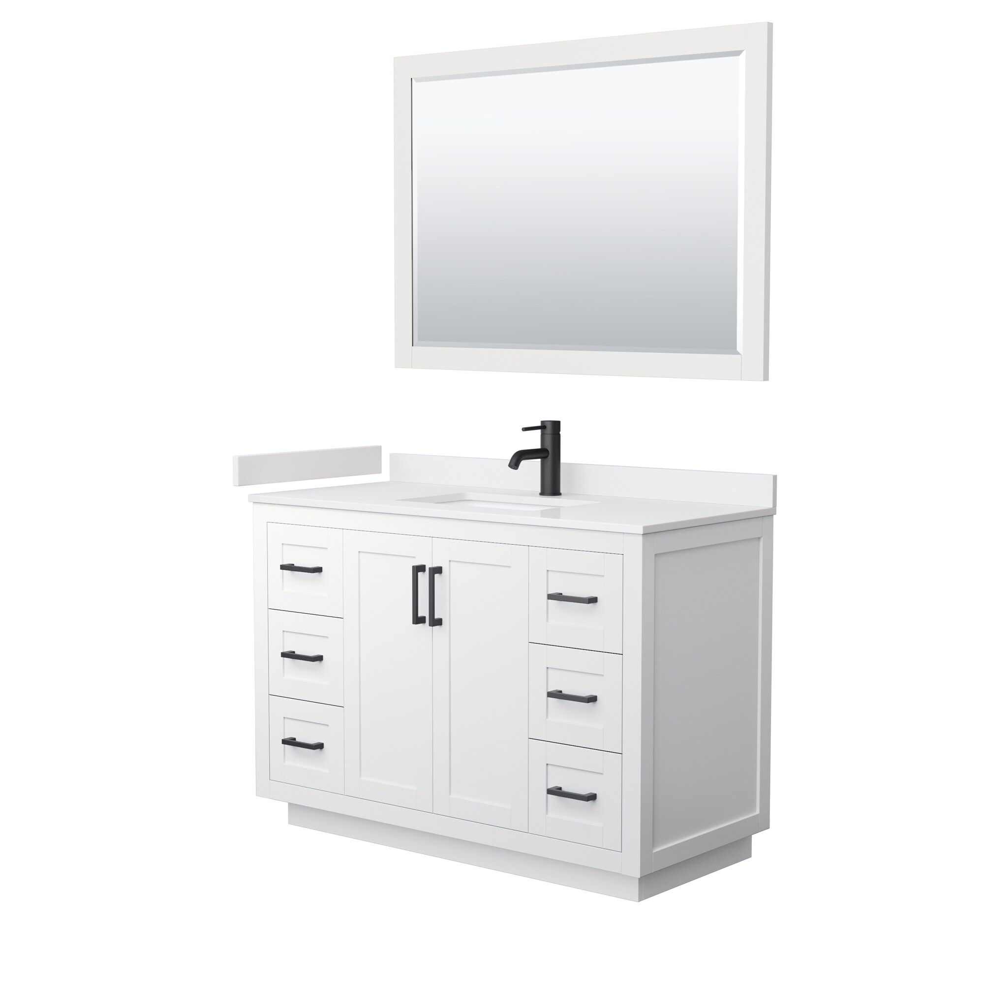 Wyndham Collection WCF292948SWBWCUNSM46 Bath-Vanity-Combo - View #2