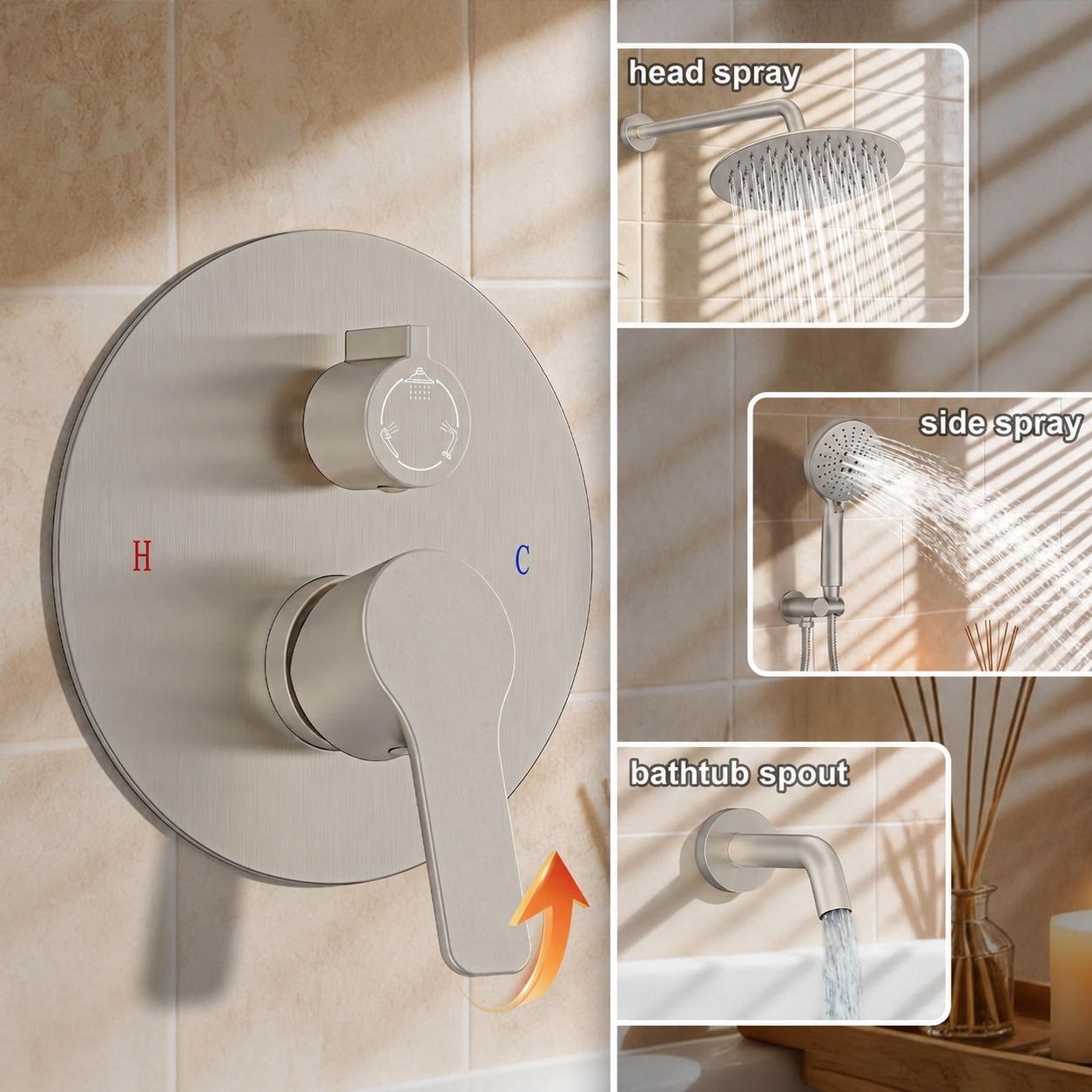 LAIFUCAM LLA0729A105 Showerhead-Bar-Panels - View #7