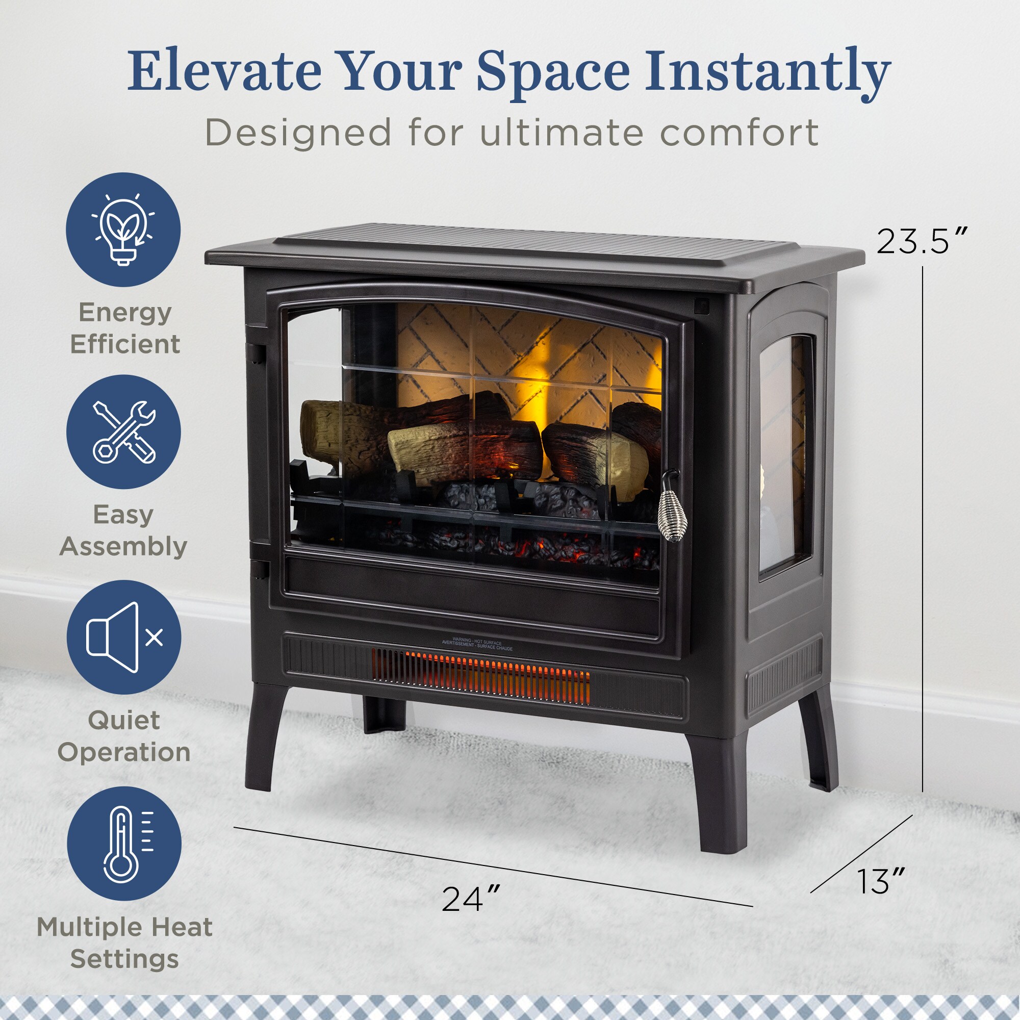 Country Living CL-FS-696-1A Electric-Fireplaces - View #3
