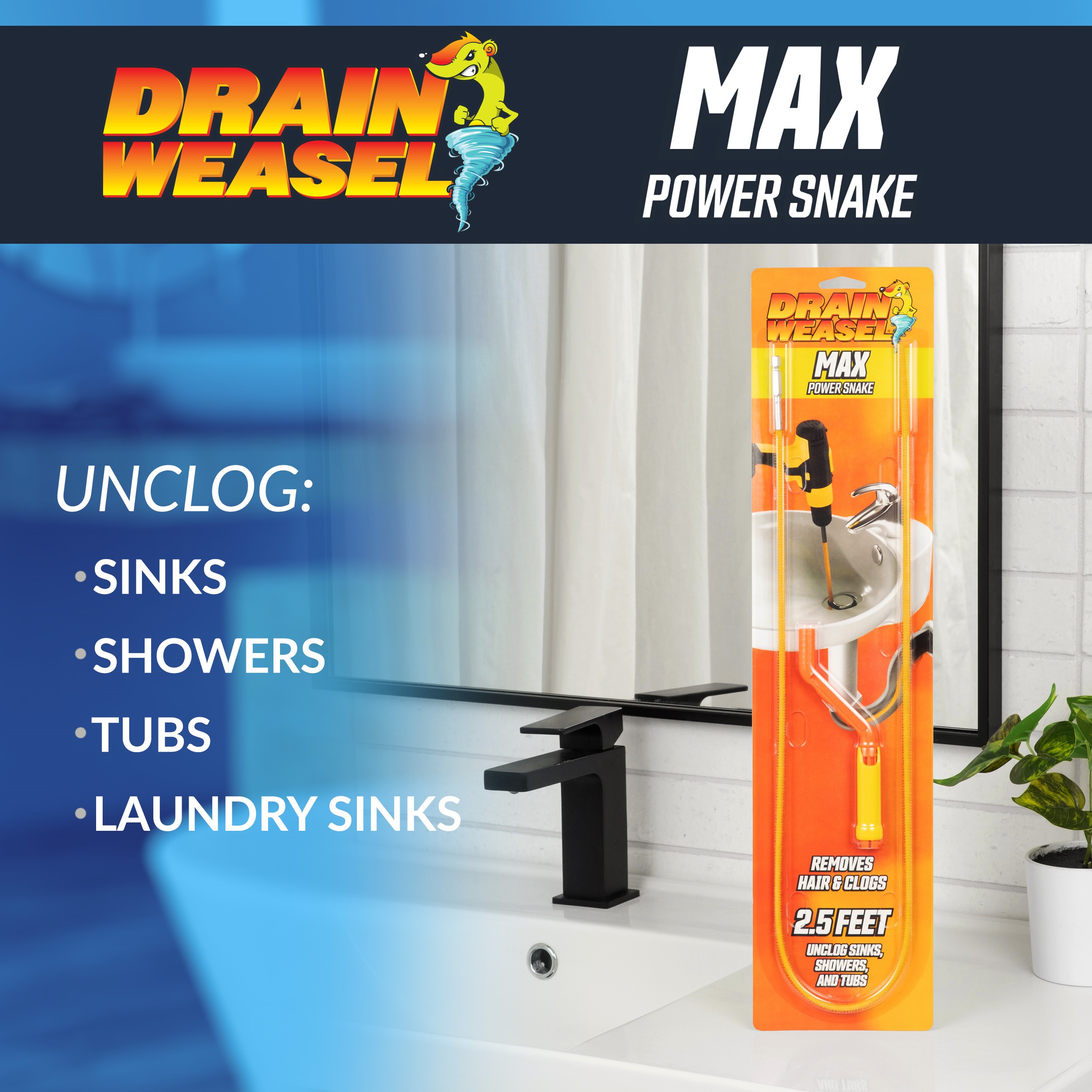FlexiSnake DWMAXP36 Drain-Cleaning-Tools - View #2