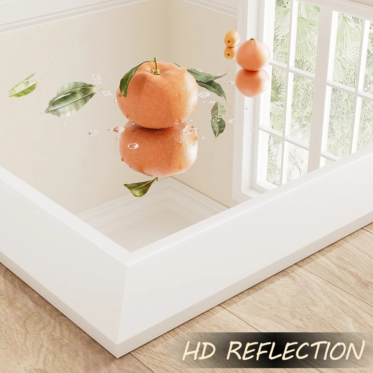 YQP YQP-D-RA6090-W Framed-Bath-Mirrors - View #4