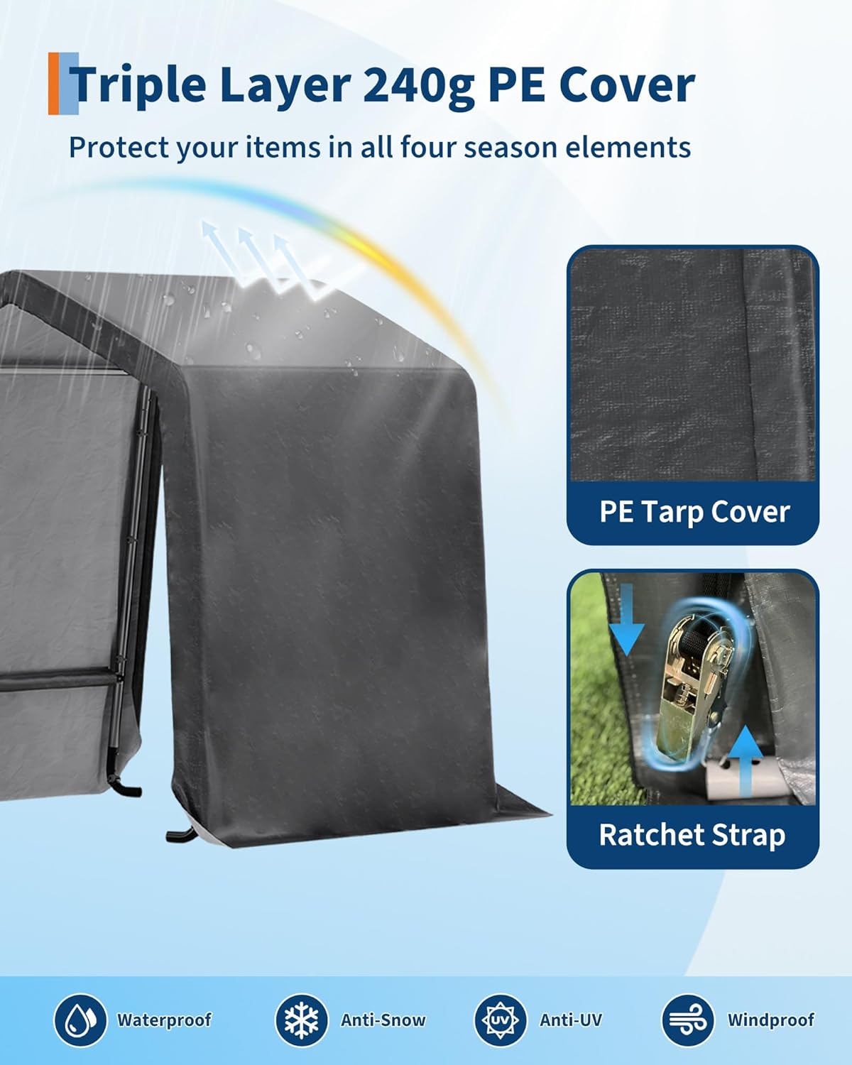 IdealHouse JOEY-51MY870OC2ID Carport-Covers - View #8