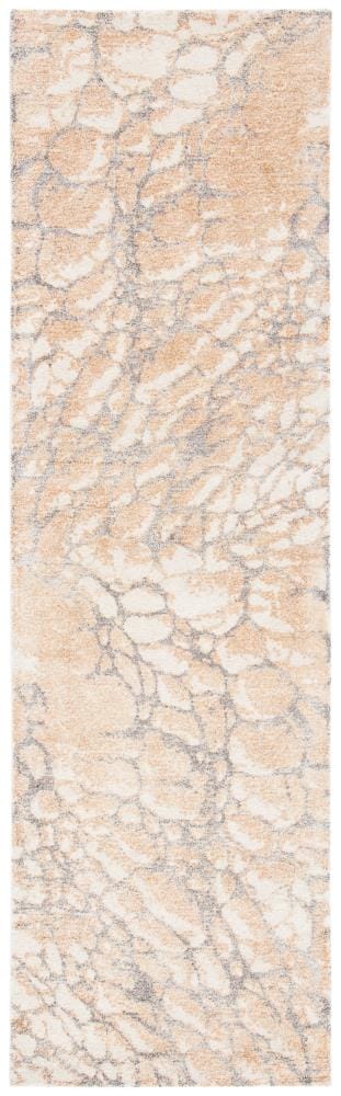 Safavieh RVT112D-28 Restoration Vintage Rinje 2 x 8 (ft) Tufted Synthetic Gold/Ivory Rectangular Indoor Abstract Vintage Runner rug
