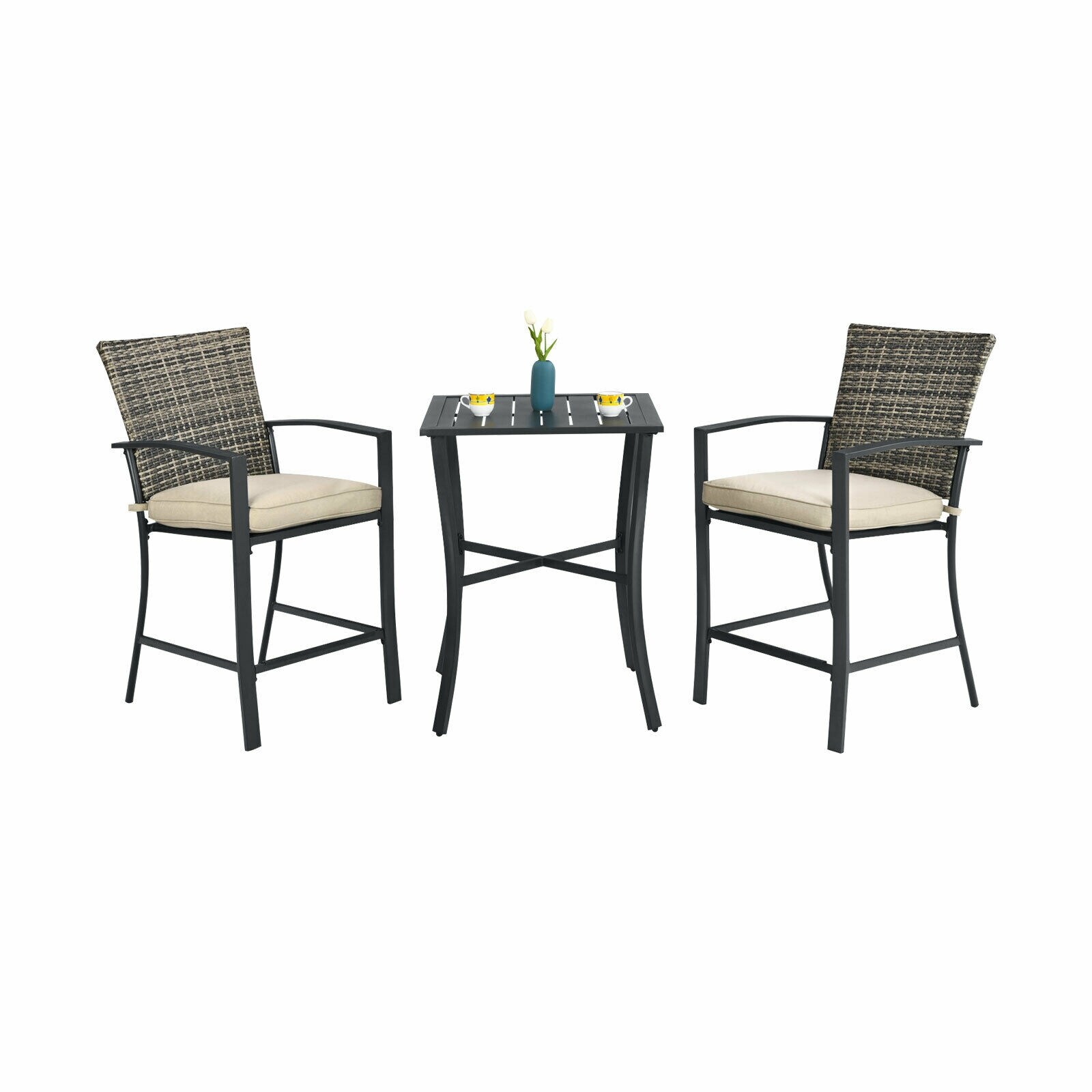 Forclover HYFE-10086GR Patio-Conversation-Sets - View #10
