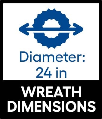 Worth Imports 9931 Artificial-Thanksgiving-Wreaths - View #2