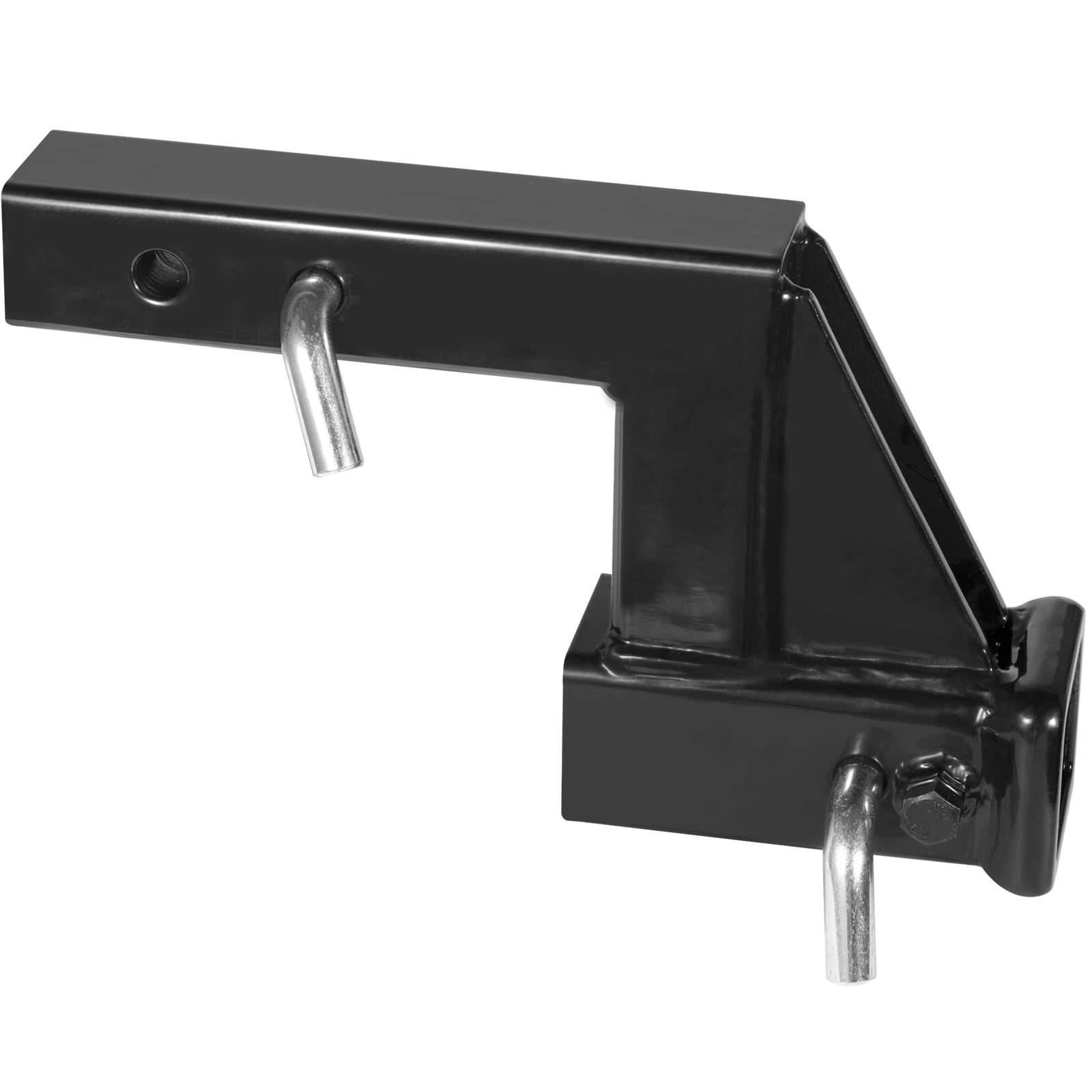 SVOPES Trailer Hitch Riser 2inch Receiver. 6inch Rise/Drop. Extension Adapter with 7inch and 9inch Extension Length. 4000 lbs Max Towing Capacity. Hitch Pins Included. Black #SVOPESTCYZSJG09009V0