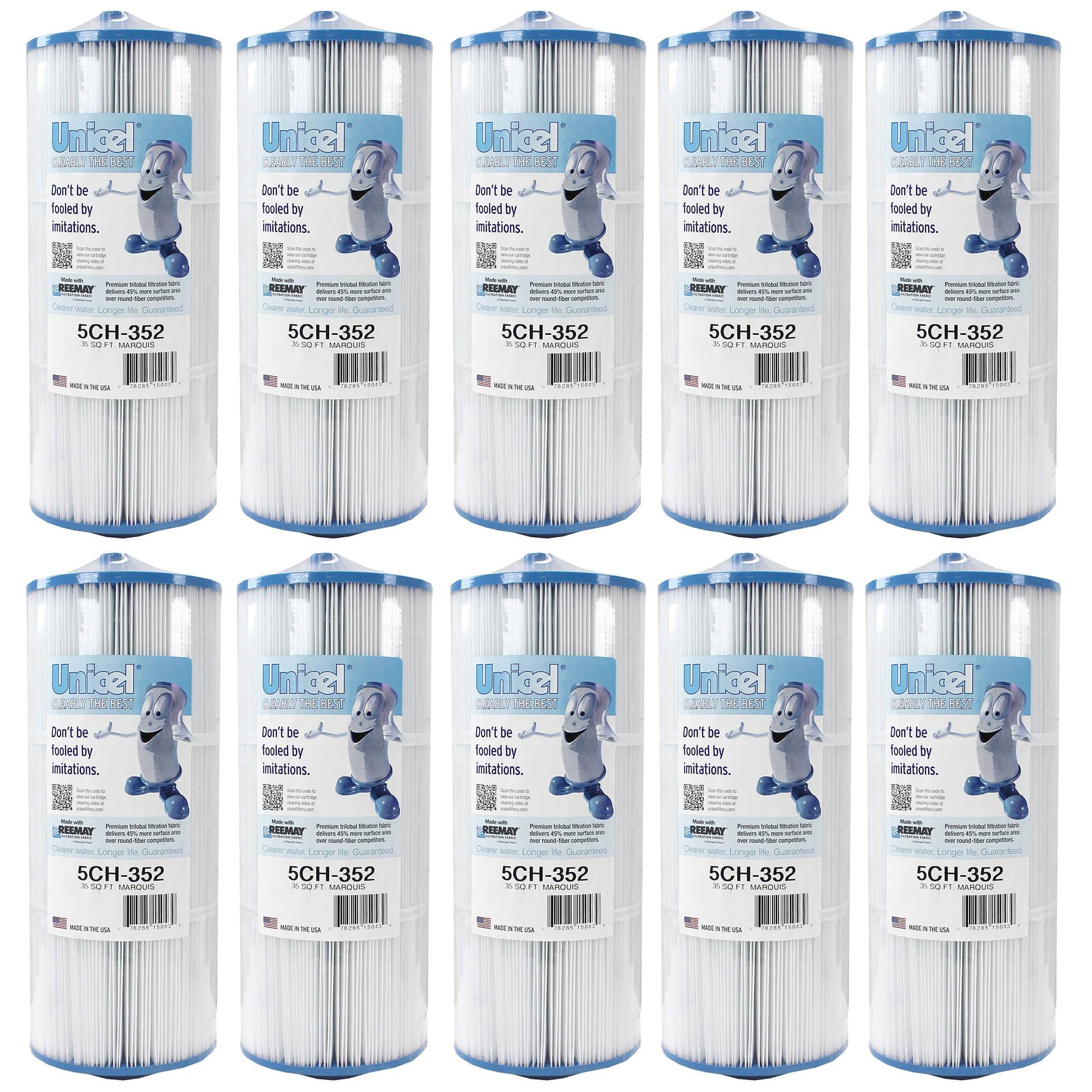 Unicel 75204 10 x 5CH352 Pool Filter Replacement Cartridge
