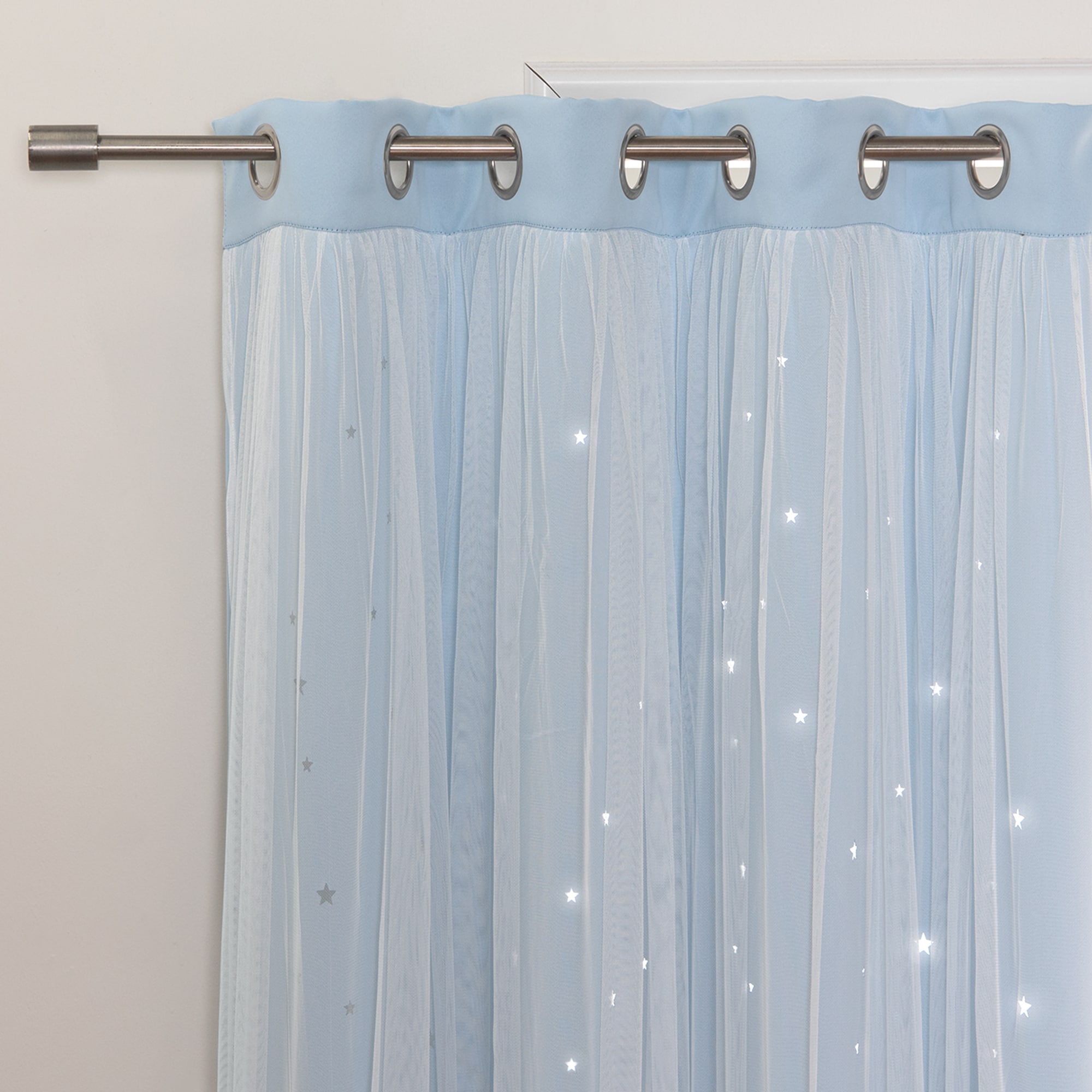 Best Home Fashion YG-04-96-SKYBLUE curtains - View #3