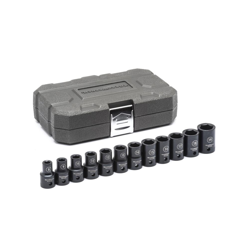 gearwrench 12 point impact socket set