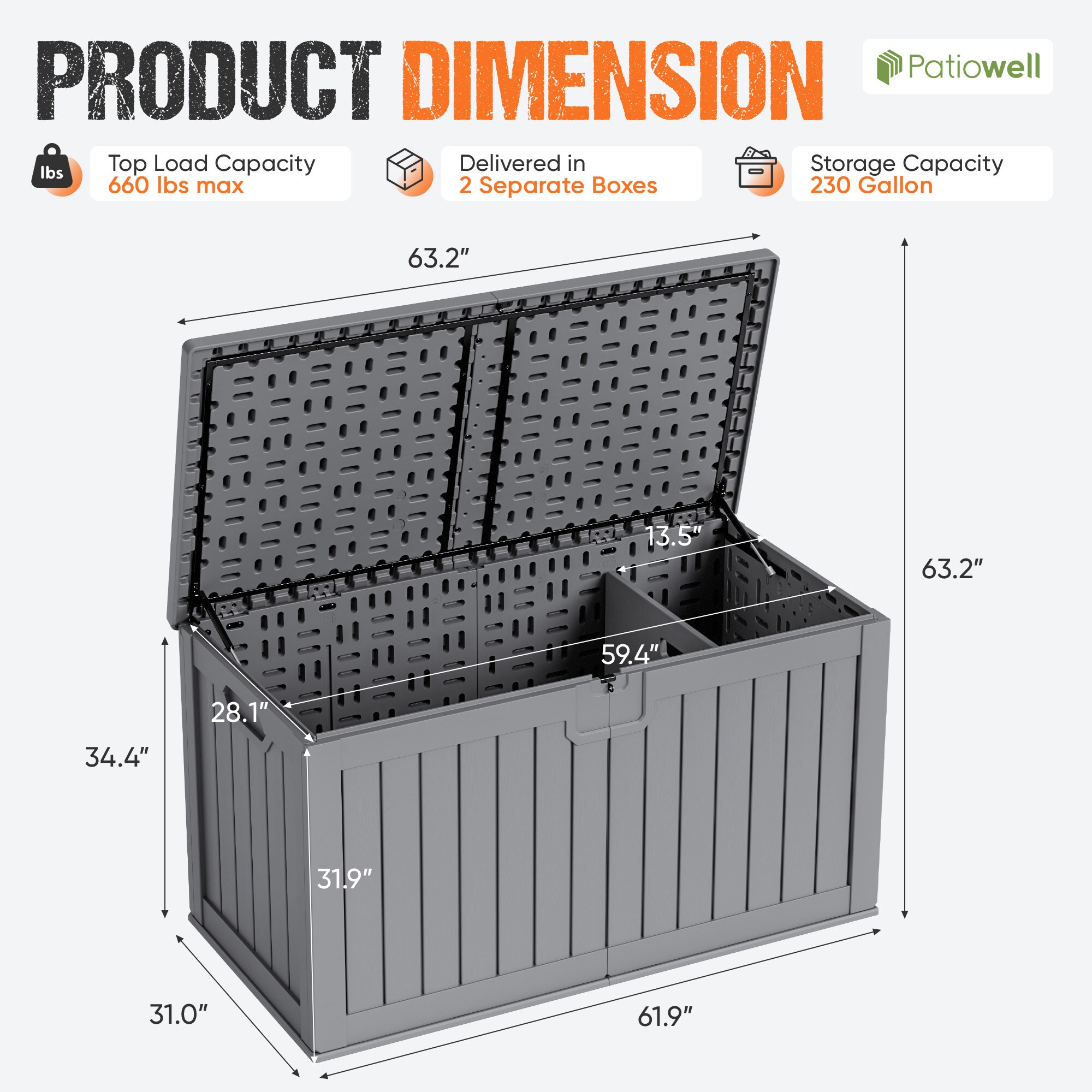 Patiowell WES-0641-4 Deck-Boxes - View #8